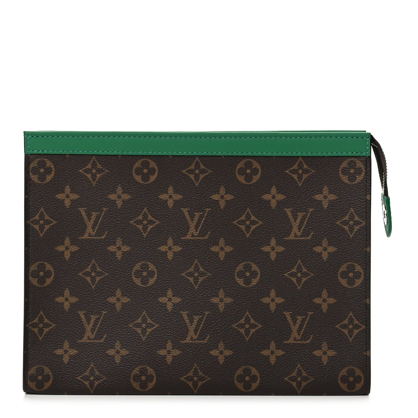 Louis Vuitton Monogram Macassar Pochette Voyage MM Borneo Green
