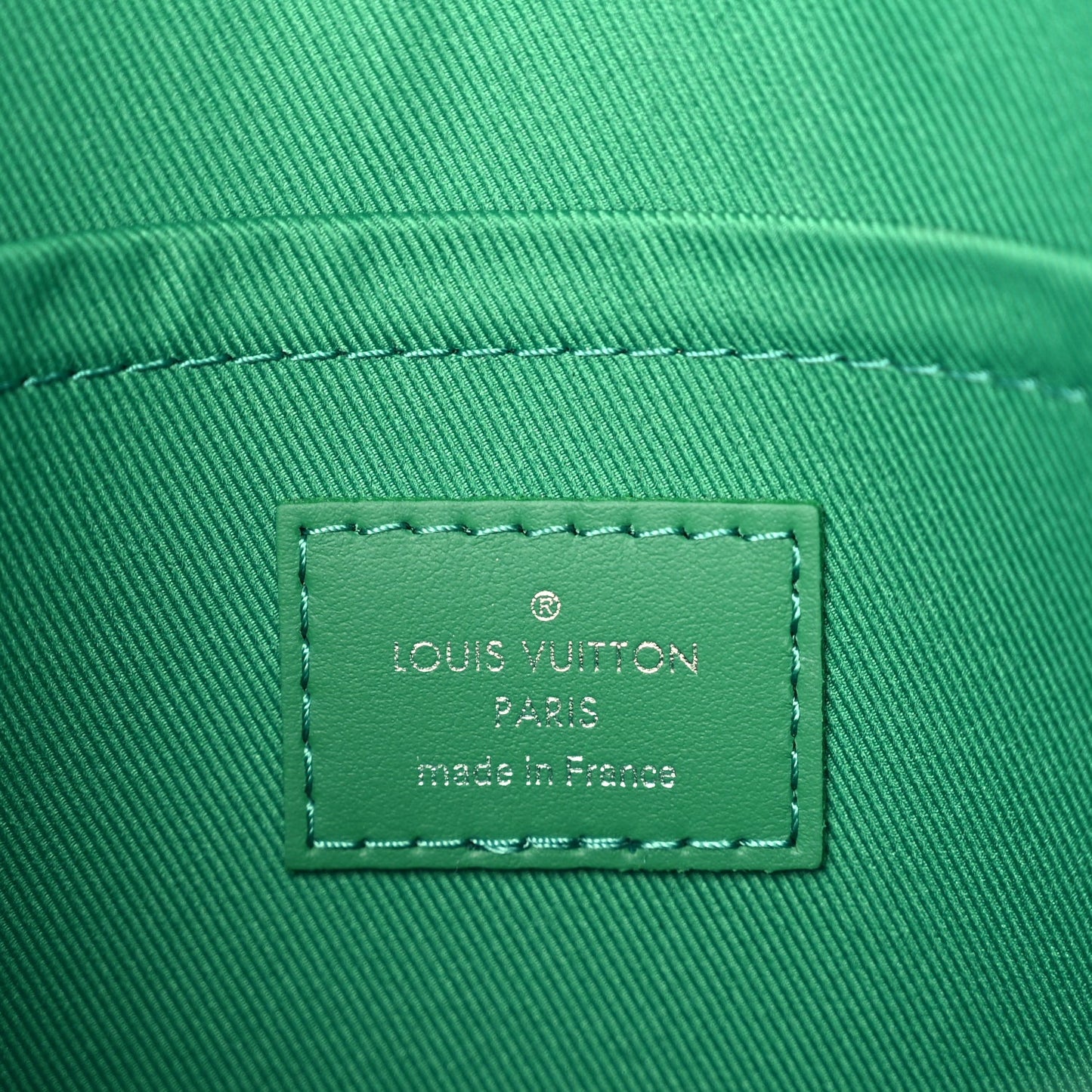 Louis Vuitton Monogram Macassar Pochette Voyage MM Borneo Green