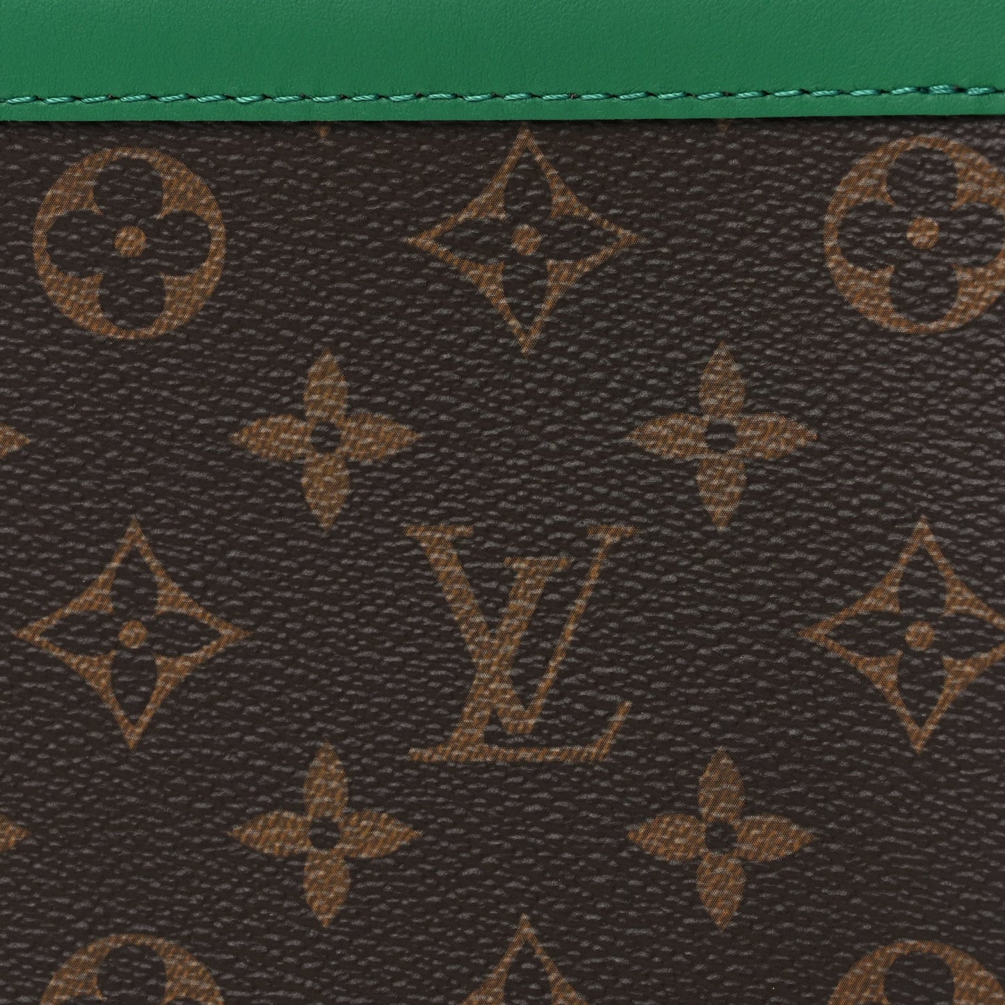 Louis Vuitton Monogram Macassar Pochette Voyage MM Borneo Green