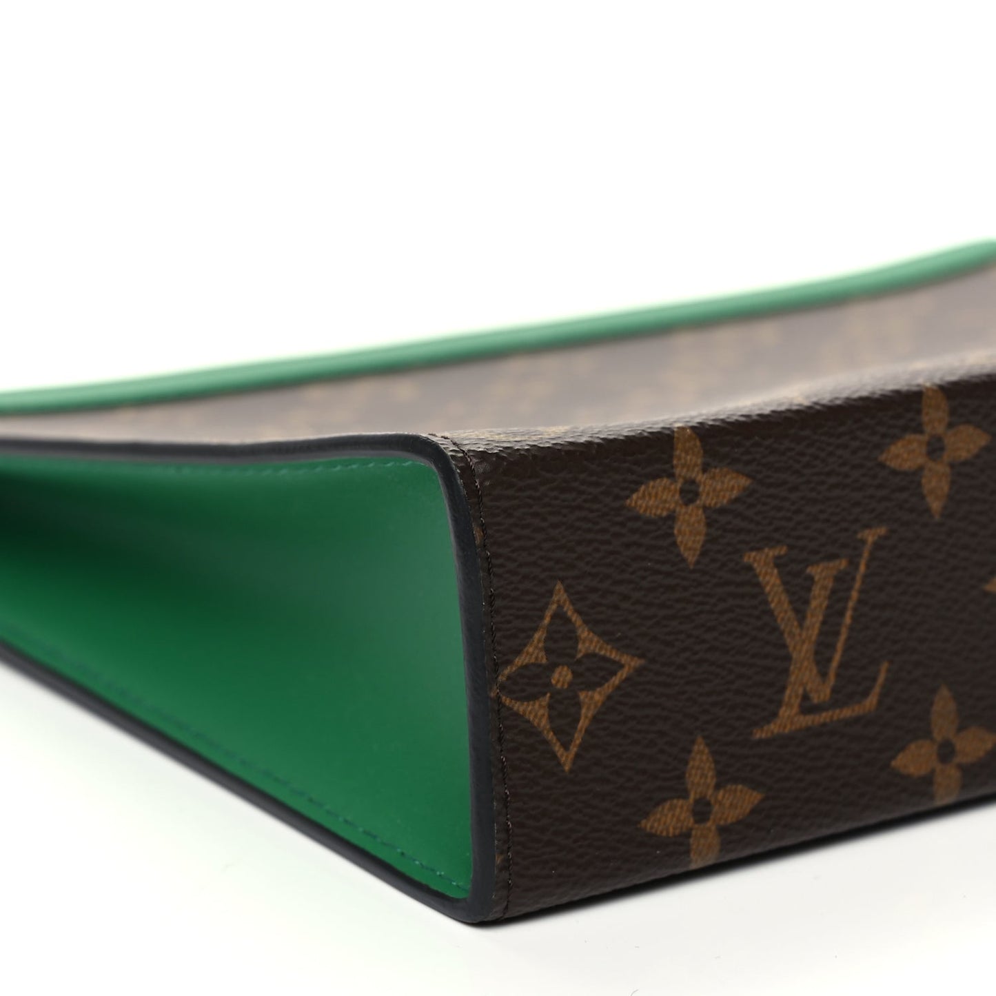 Louis Vuitton Monogram Macassar Pochette Voyage MM Borneo Green