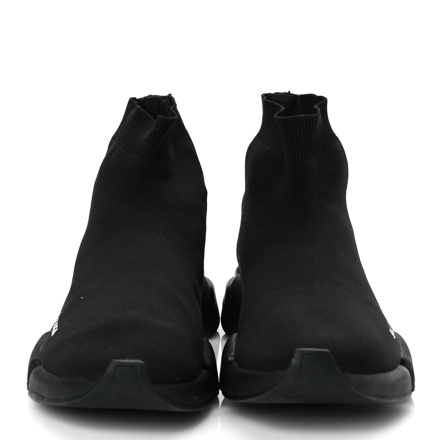 Balenciaga Technical 3D Recycled Knit Mens Speed 2.0 Sneakers Monocolor 43 Black