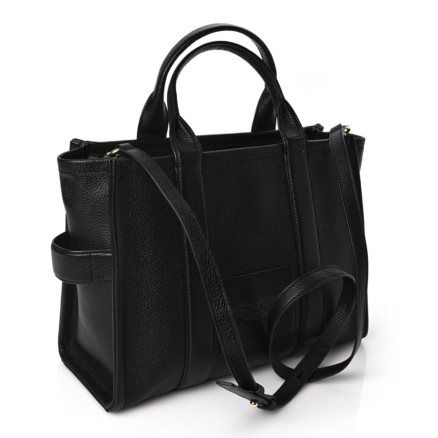 Marc Jacobs Grained Calfskin Medium The Tote Bag Black