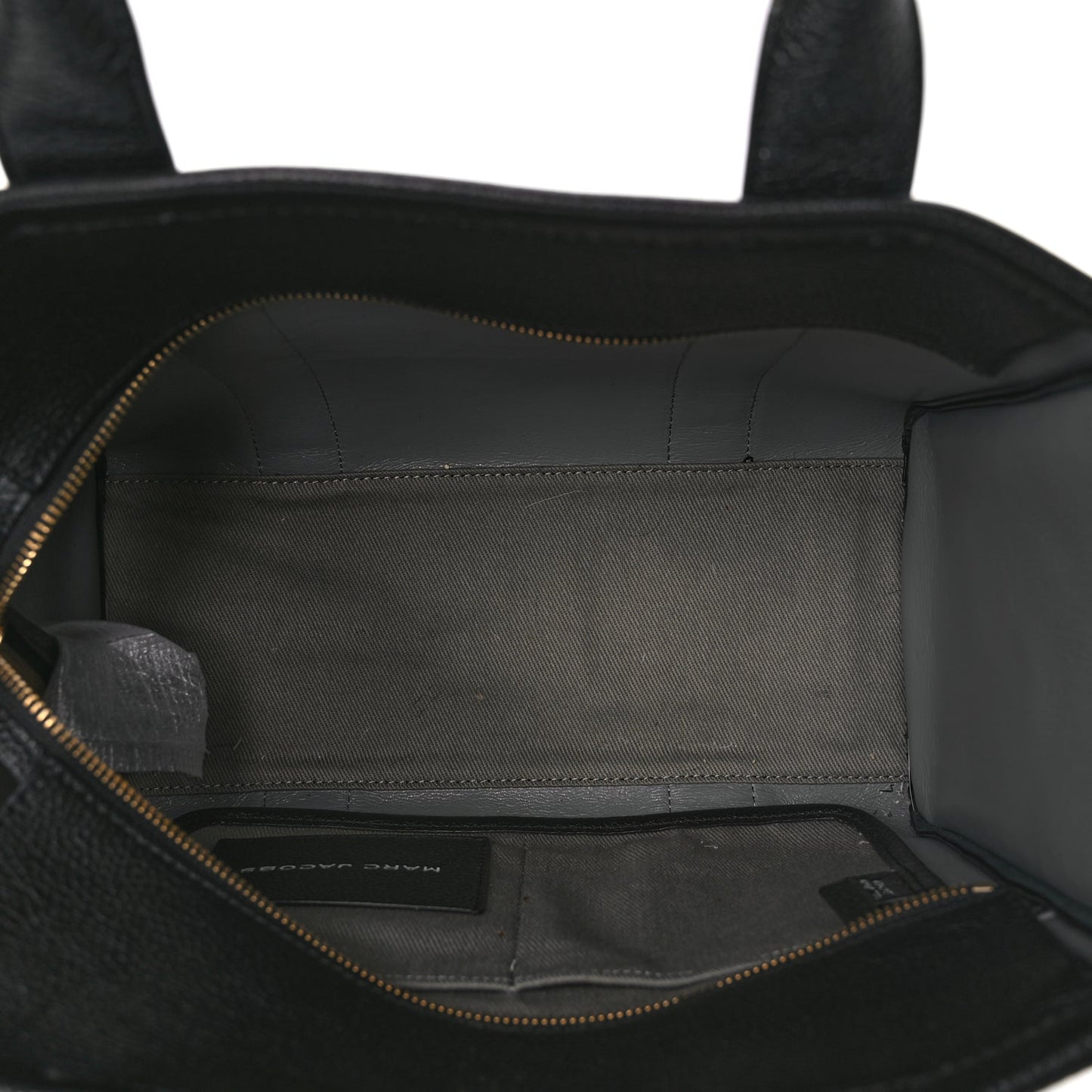 Marc Jacobs Grained Calfskin Medium The Tote Bag Black