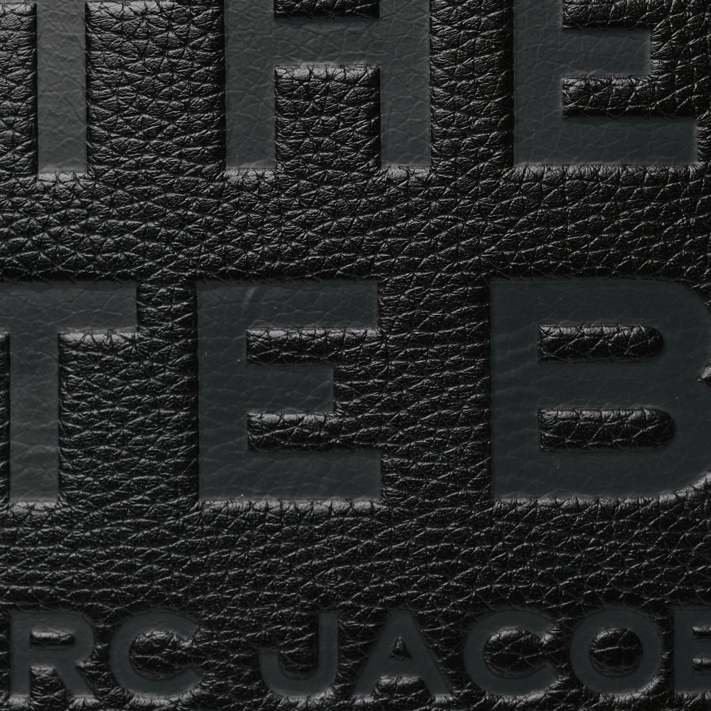 Marc Jacobs Grained Calfskin Medium The Tote Bag Black