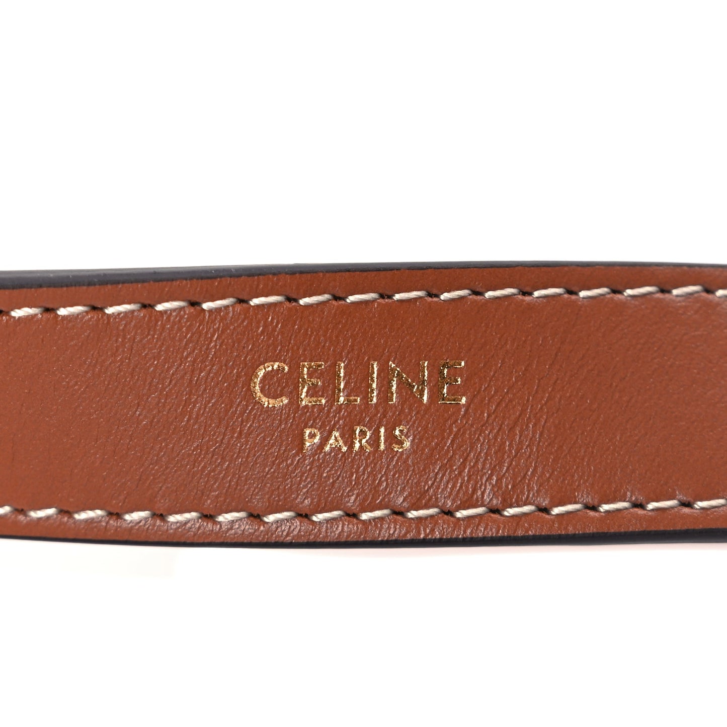 Celine Canvas Calfskin Ava Triomphe Shoulder Bag Grege
