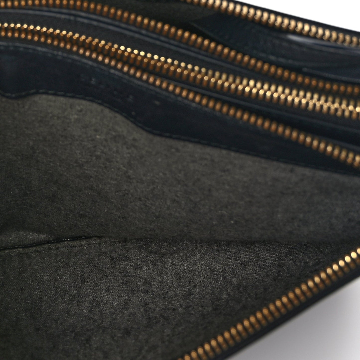 Celine Lambskin Small Trio Crossbody Bag Black