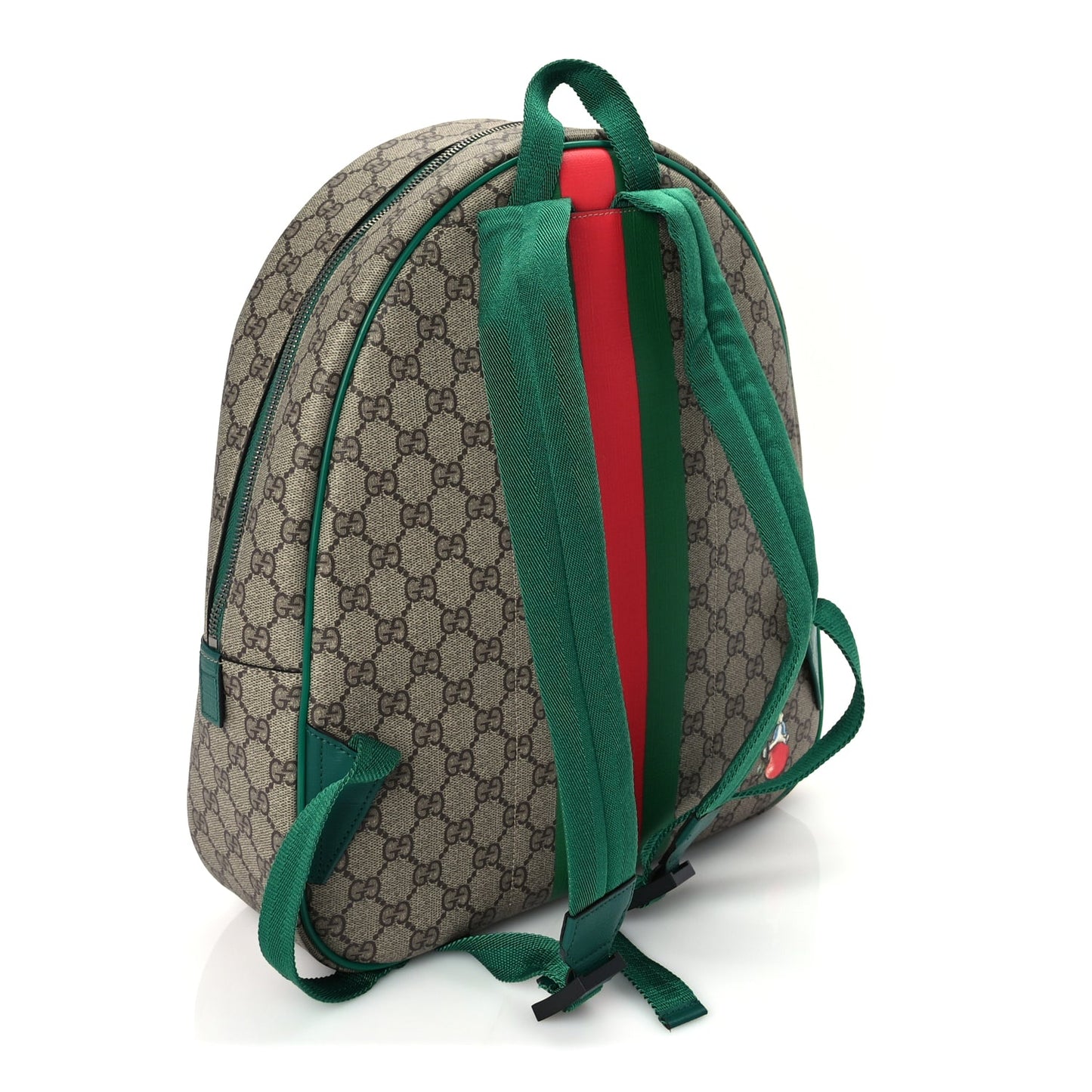 Gucci X Peter Rabbit GG Supreme Monogram Baseballs Web Childrens Backpack Green