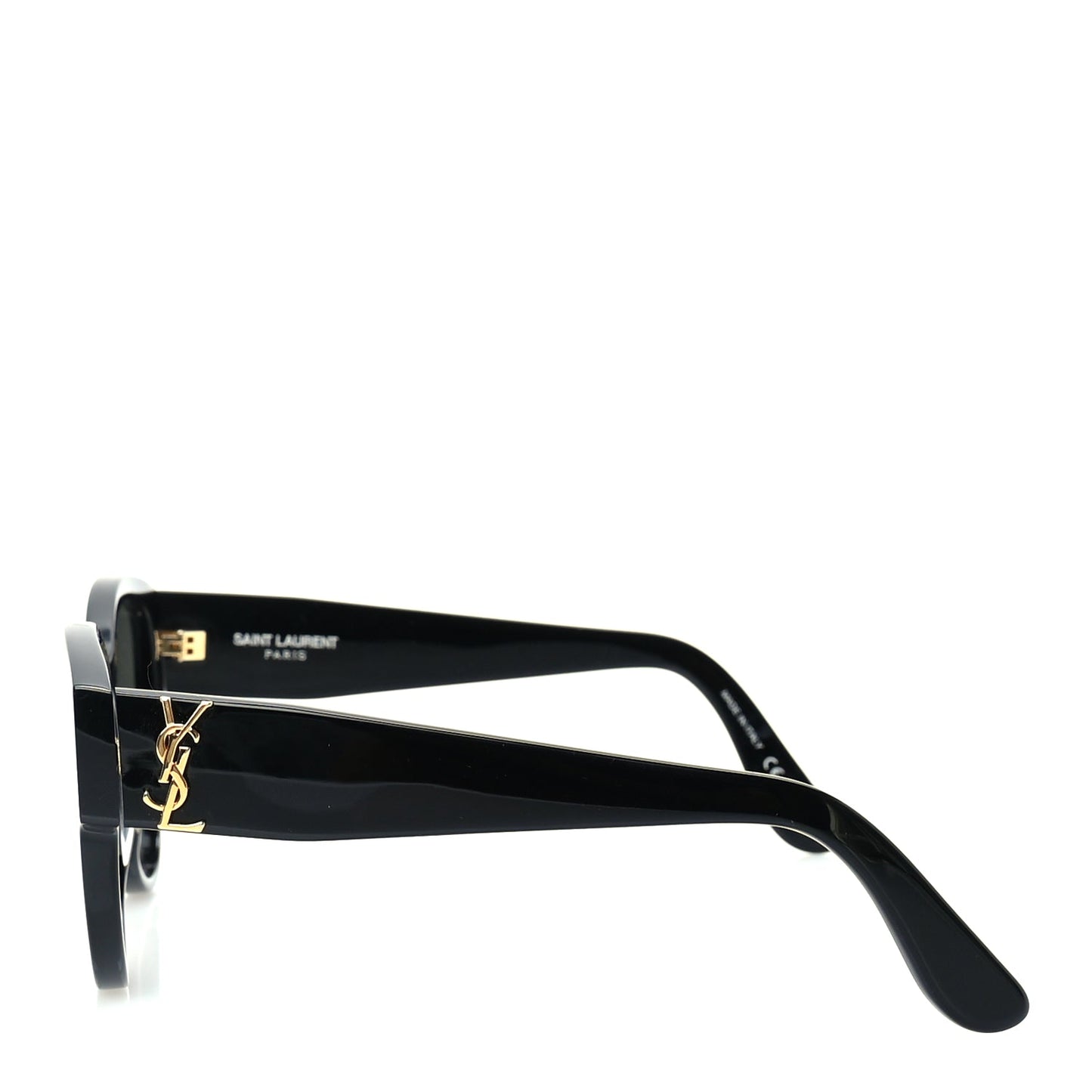 Saint Laurent Acetate Cateye Sunglasses SL M95 F  Black