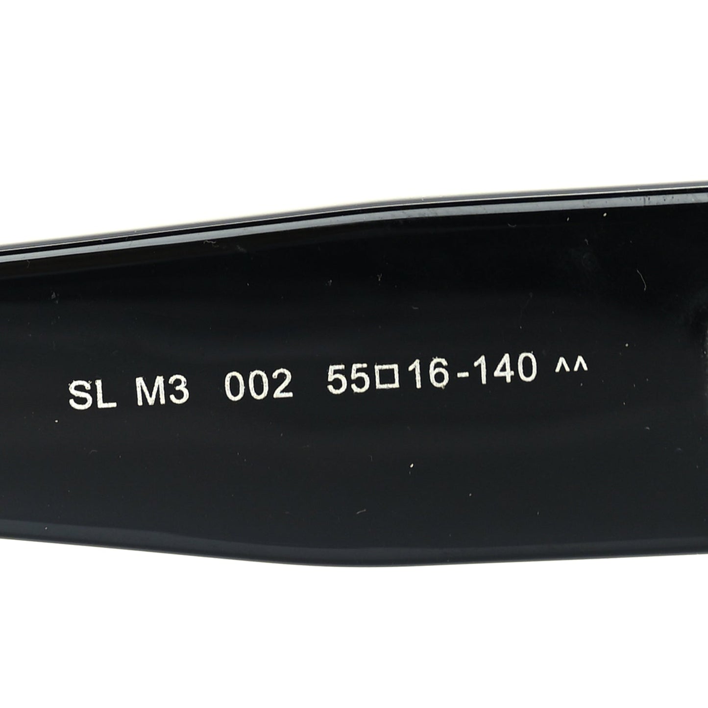 Saint Laurent Acetate Cateye Sunglasses SL M95 F  Black