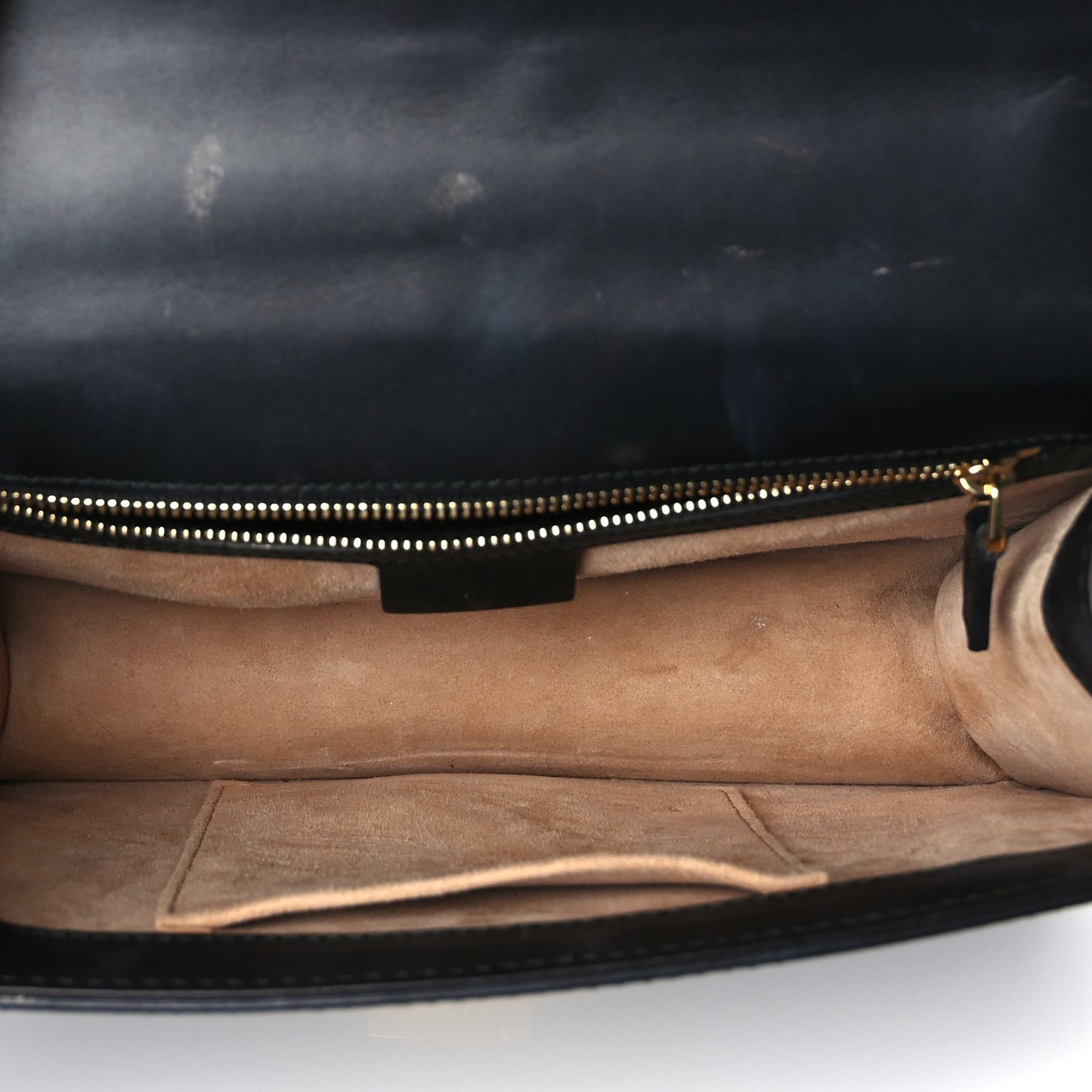 Gucci Calfskin Small Sylvie Shoulder Bag Blue Agata