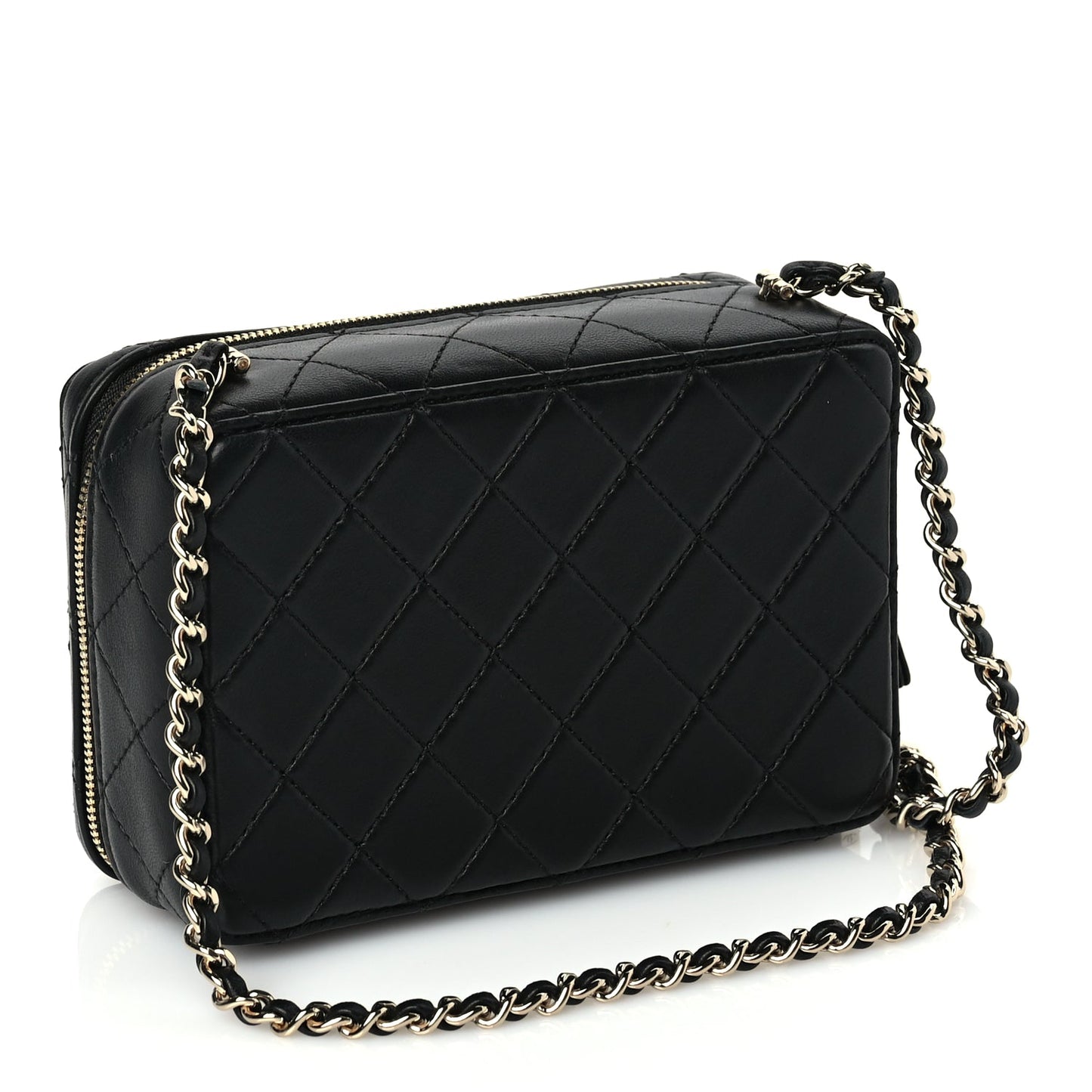 Chanel Lambskin Quilted Coco Click Bag Black