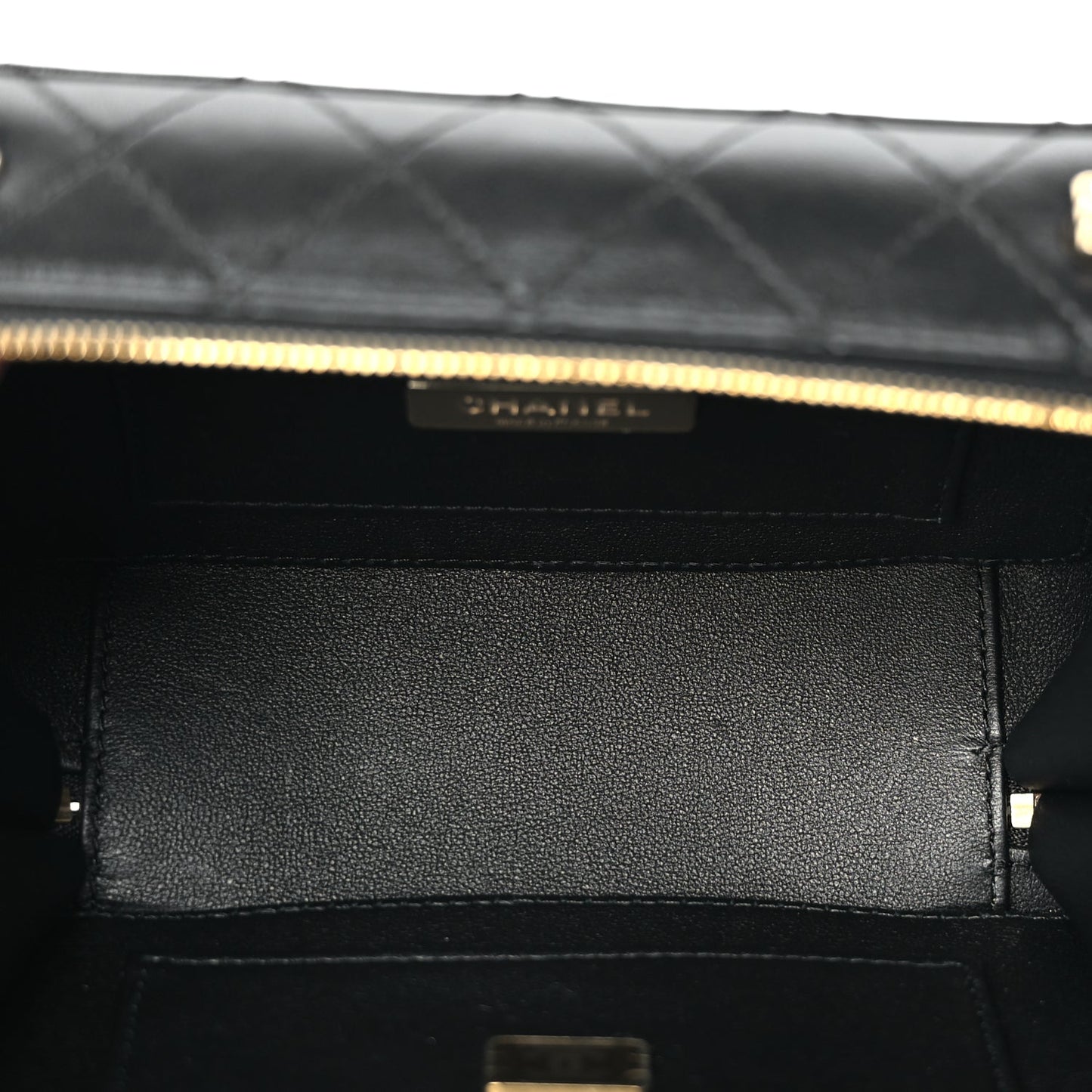 Chanel Lambskin Quilted Coco Click Bag Black