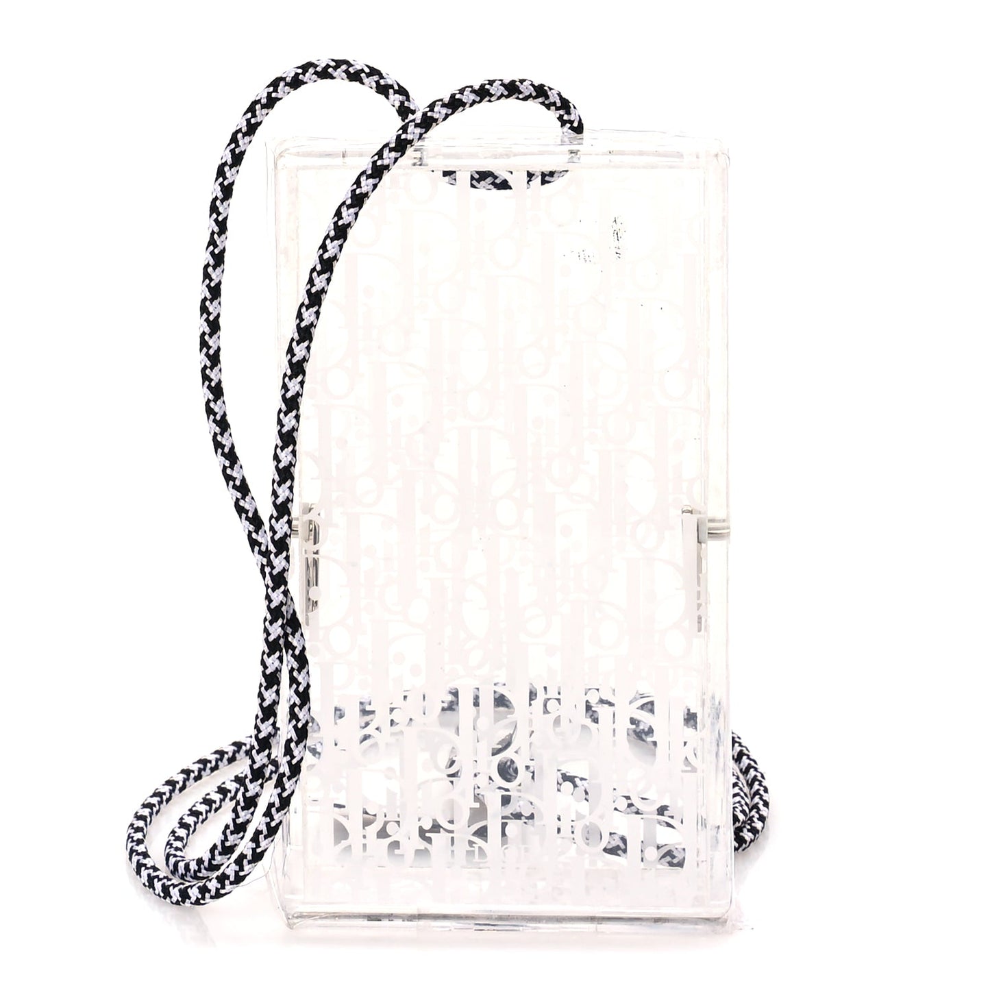 Christian Dior Plexiglass Vertical Pouch Translucent