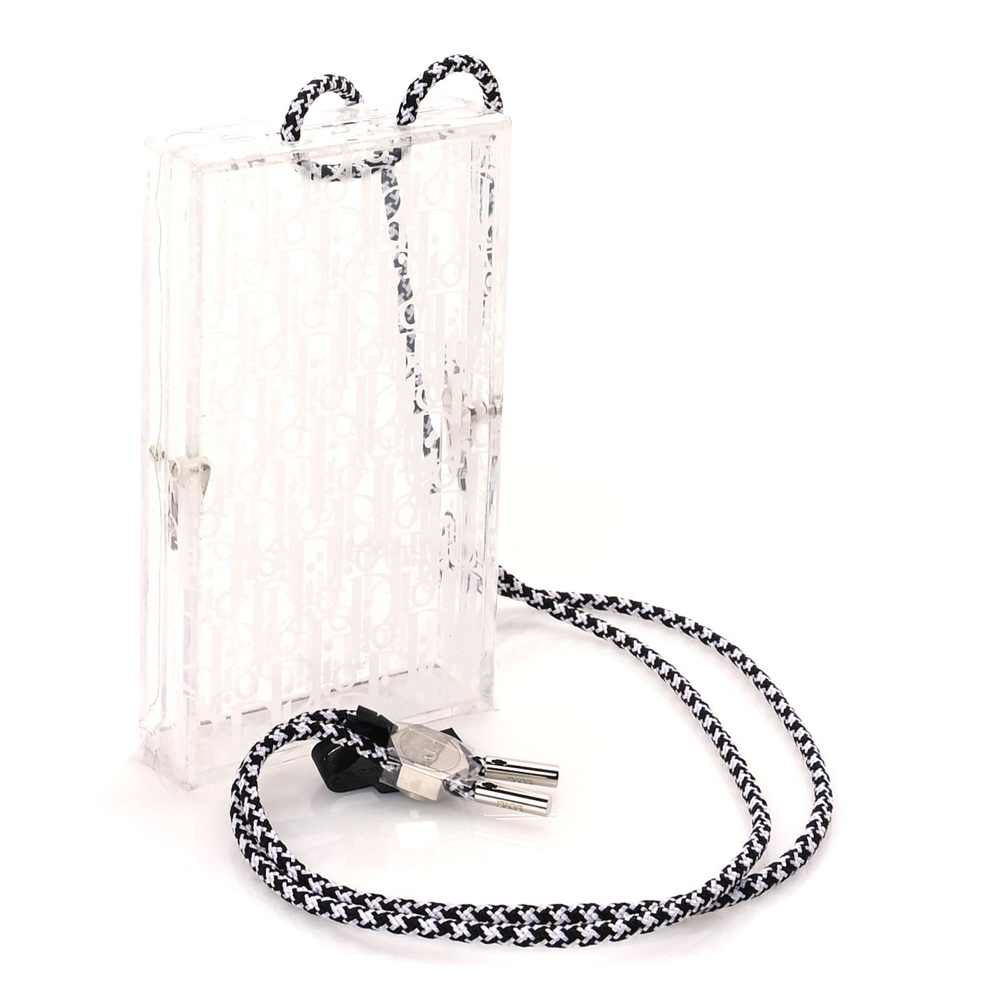Christian Dior Plexiglass Vertical Pouch Translucent