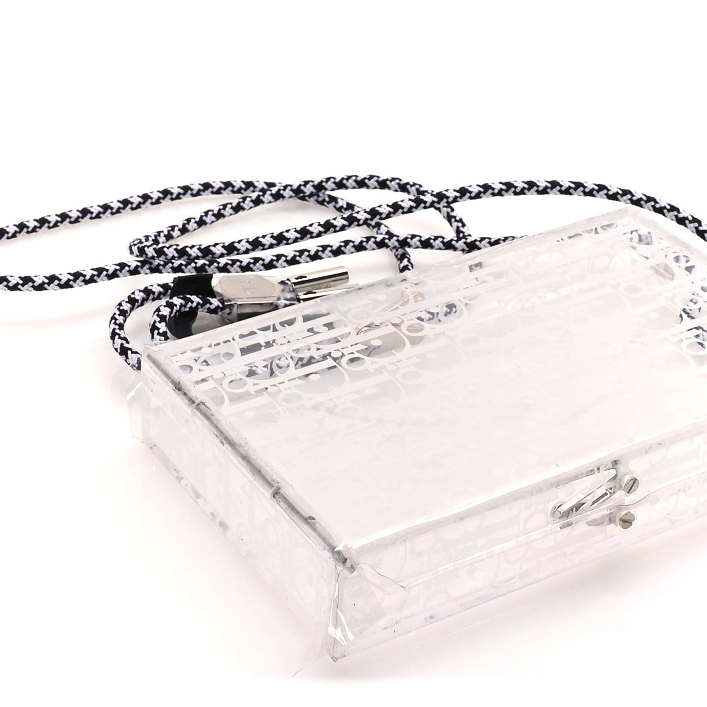 Christian Dior Plexiglass Vertical Pouch Translucent