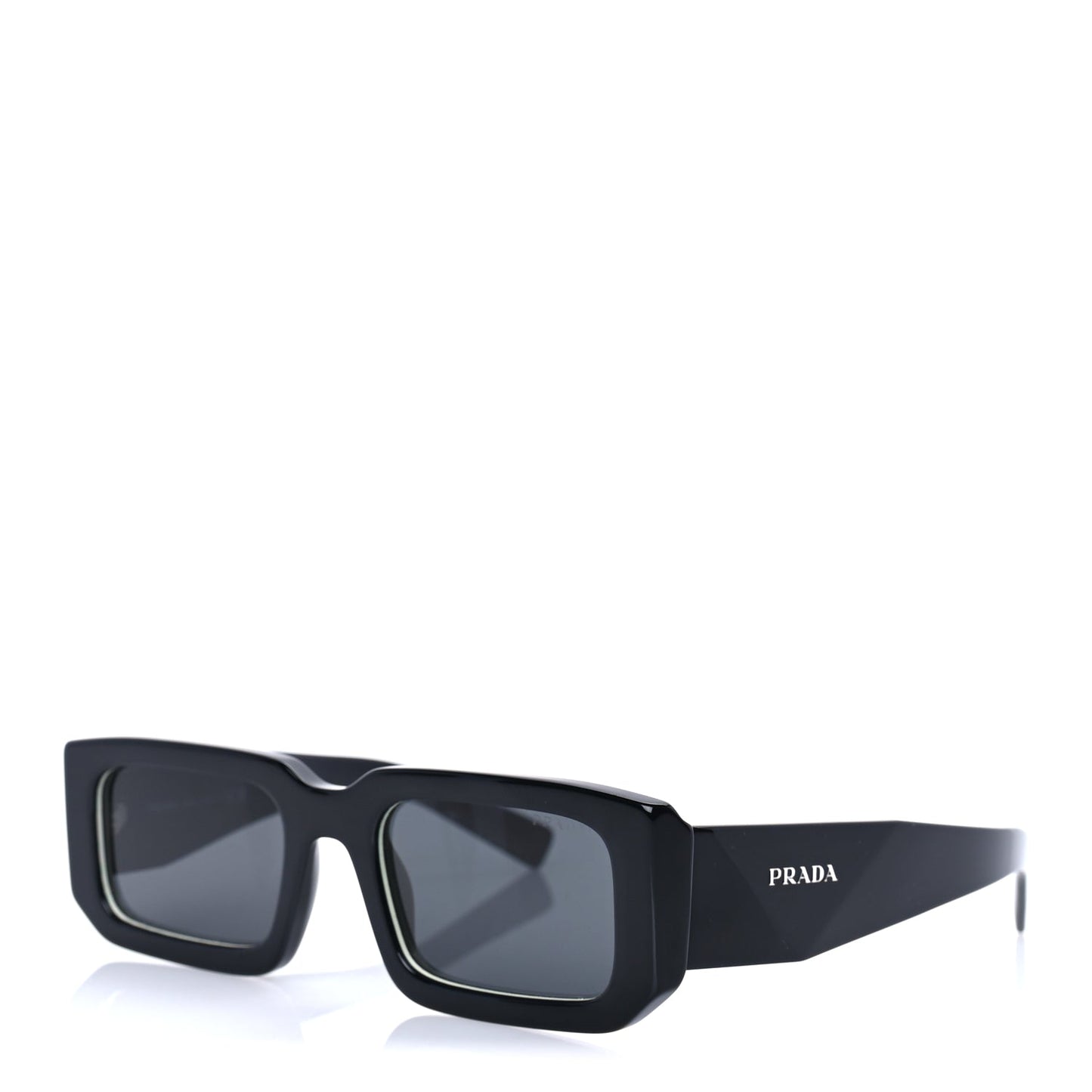 Prada Acetate Symbole Sunglasses SPR 06Y Black
