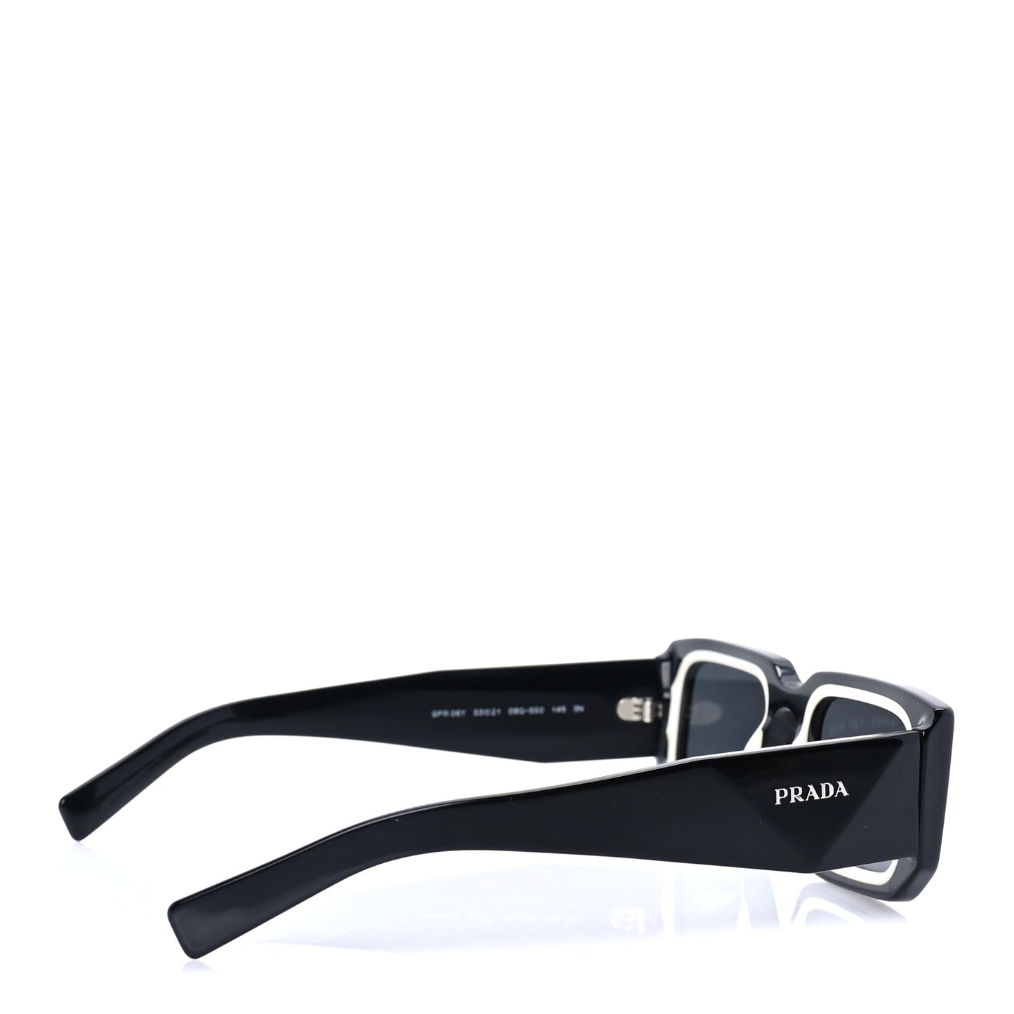 Prada Acetate Symbole Sunglasses SPR 06Y Black