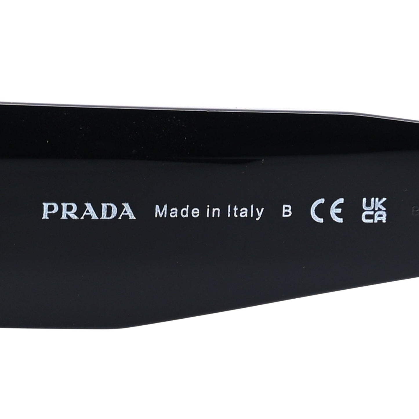 Prada Acetate Symbole Sunglasses SPR 06Y Black