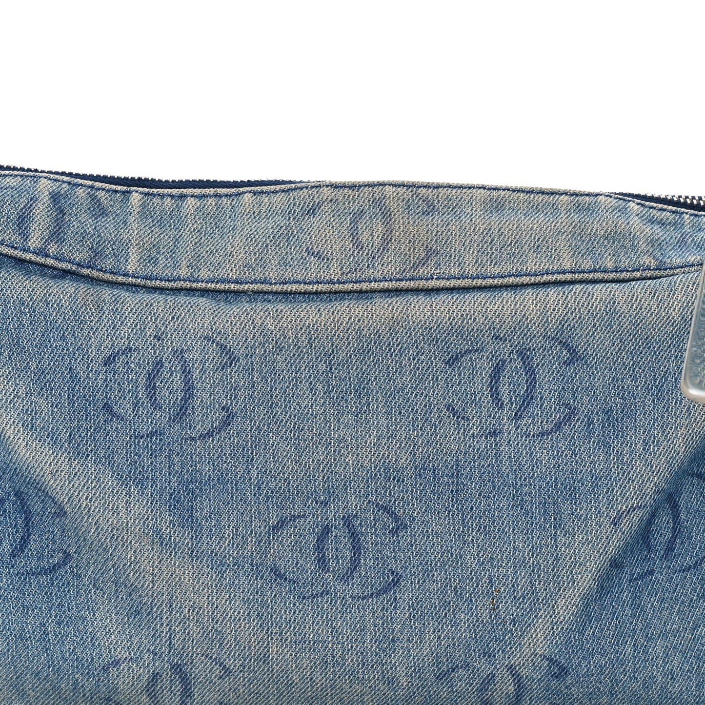 Chanel Denim CC Small Hobo Light Blue