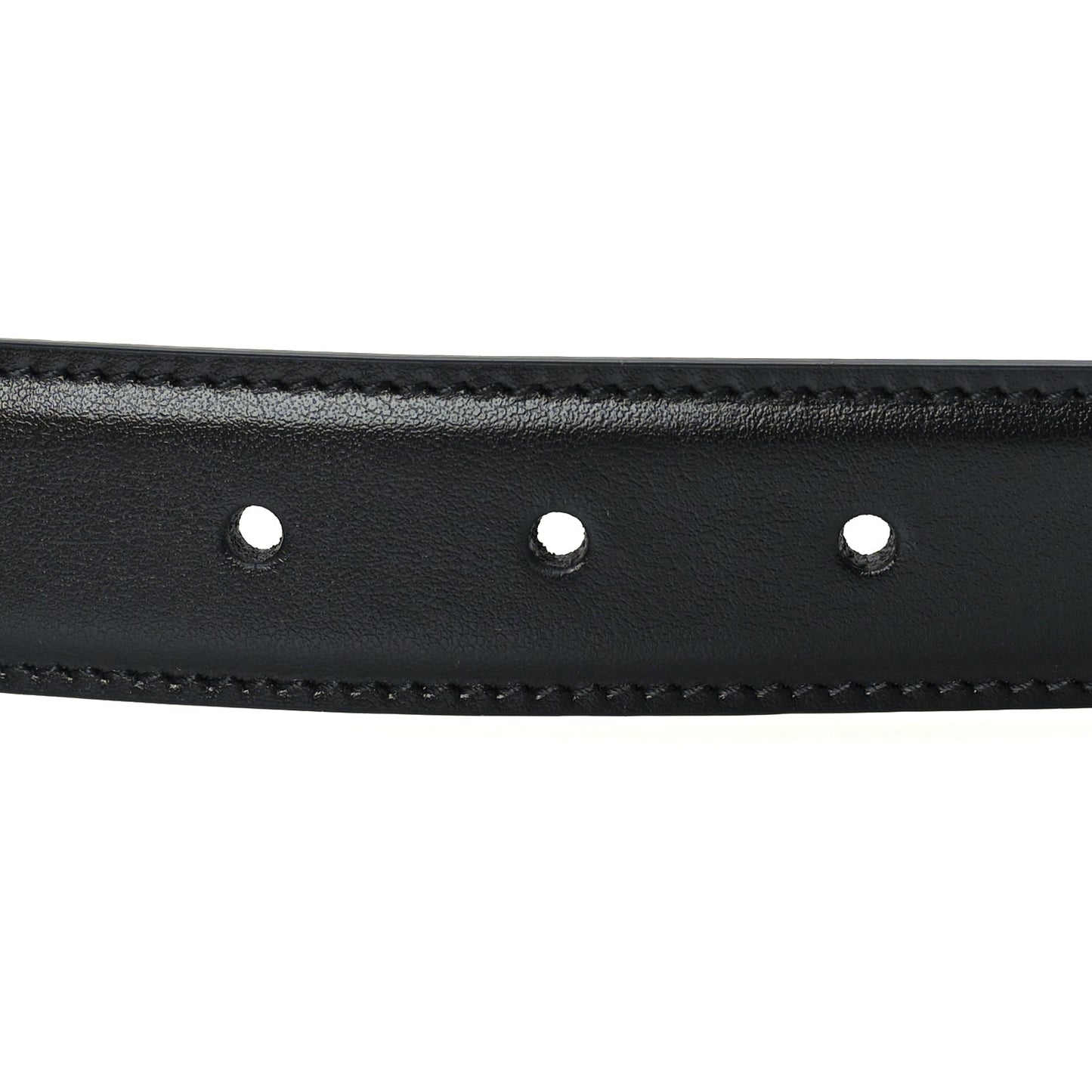 Gucci Calfskin Buckle Belt 90 36 Black