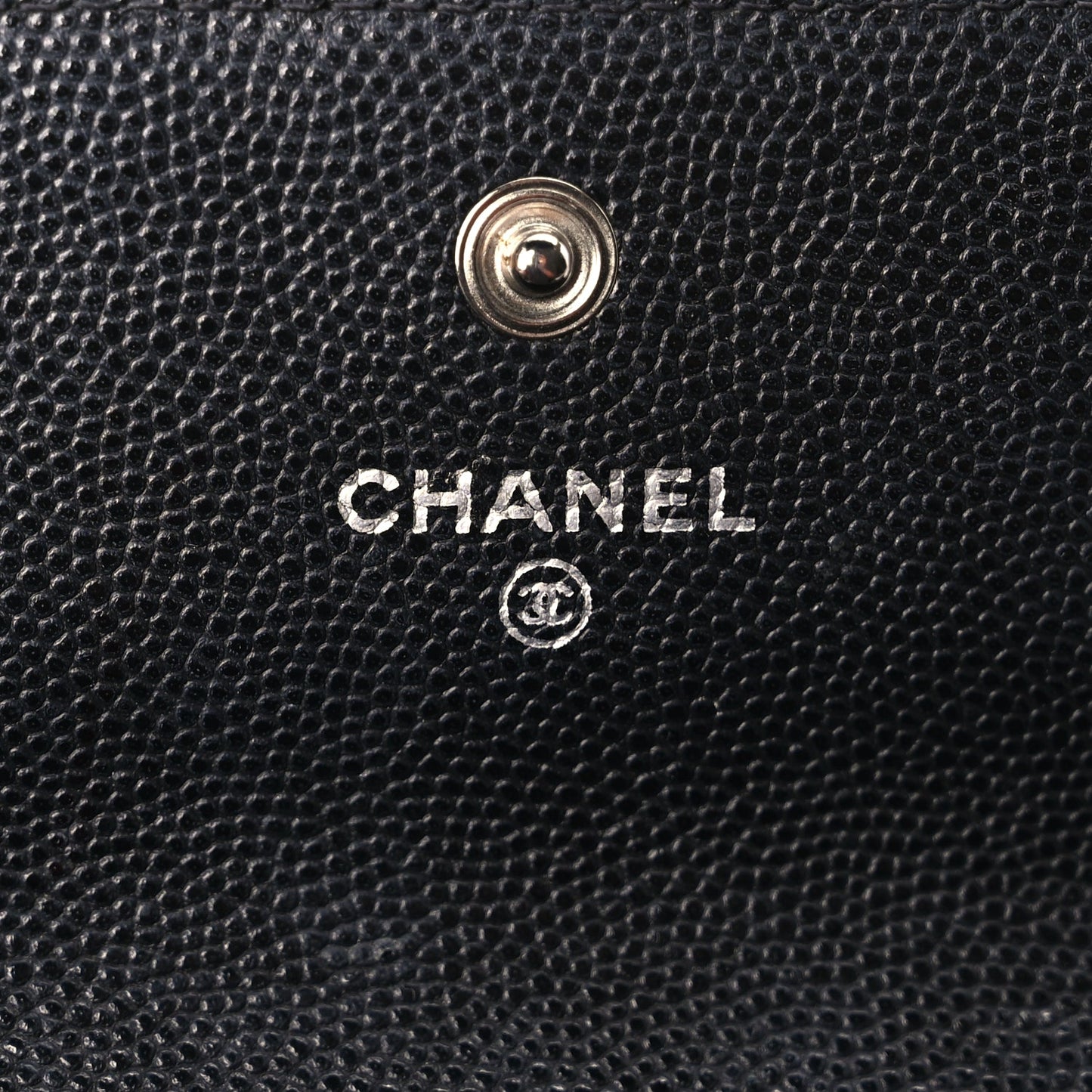 Chanel Caviar Quilted Long Boy Flap Wallet Black