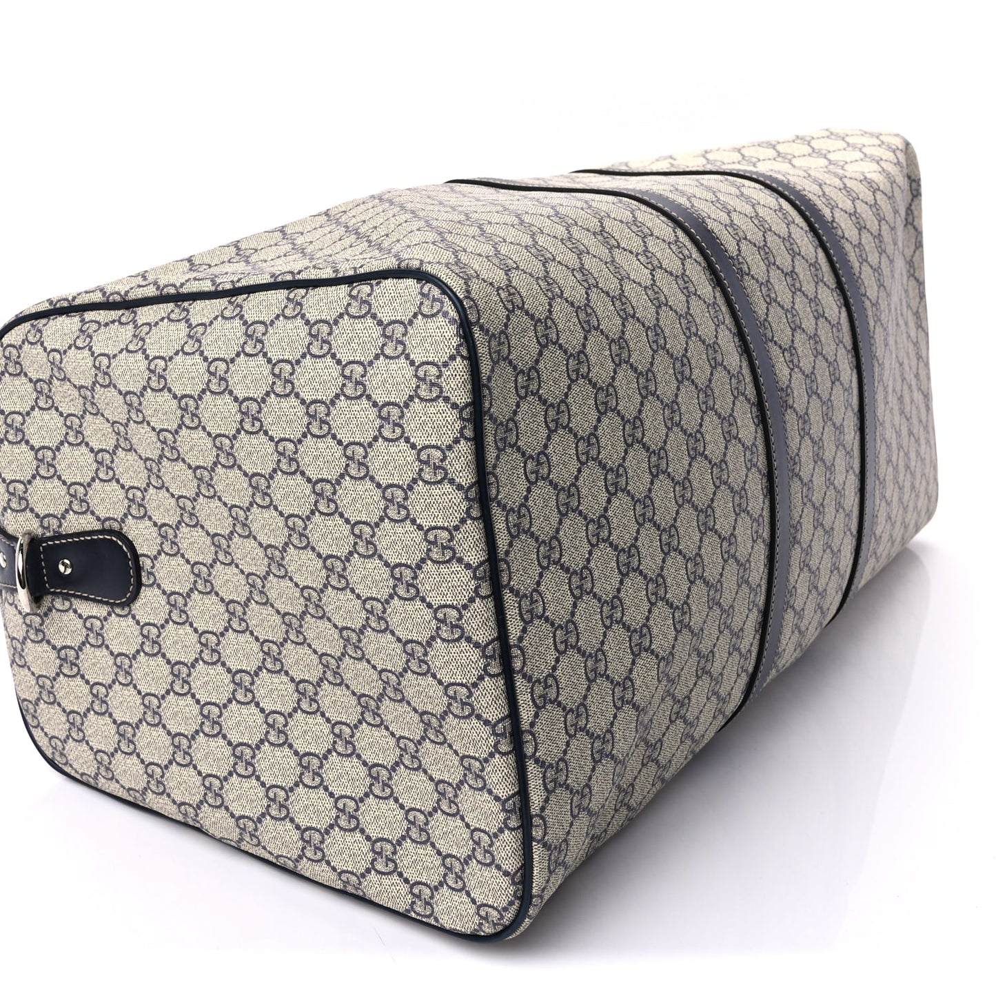 Gucci Plus Monogram Large Carry On Duffle Bag  Navy
