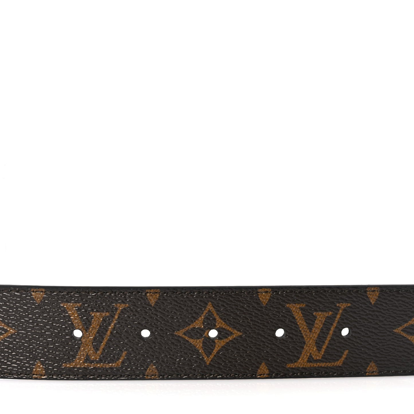 Louis Vuitton Monogram LV Circle 35mm Reversible Belt 80 32 Black