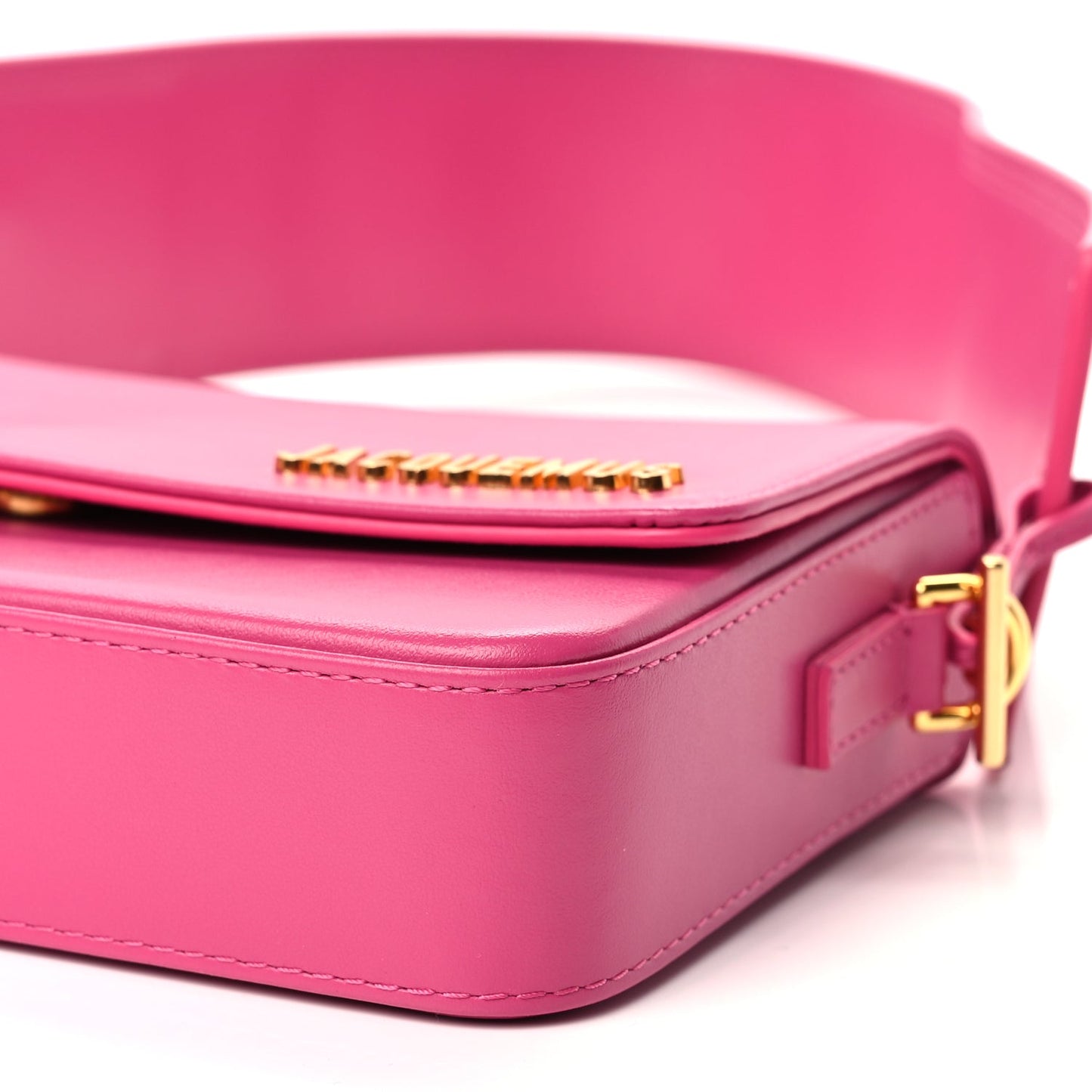 Jacquemus Smooth Calfskin Le Carinu Pink