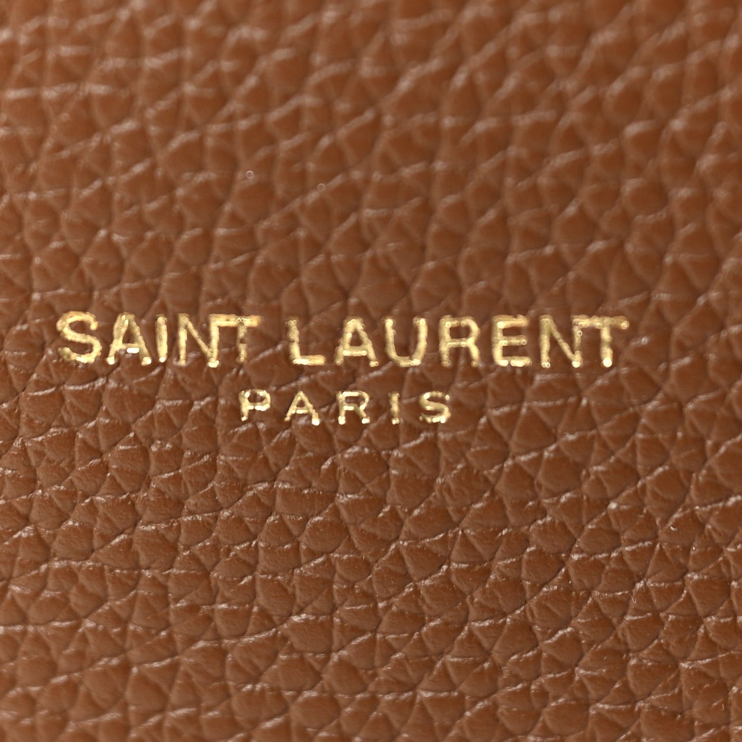 Saint Laurent Grained Calfskin Large Souple Sac De Jour  Cinnamon