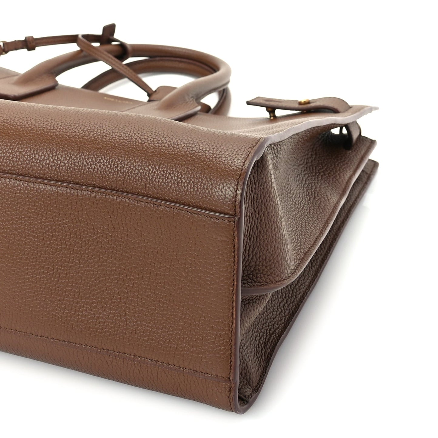 Saint Laurent Grained Calfskin Large Souple Sac De Jour  Cinnamon