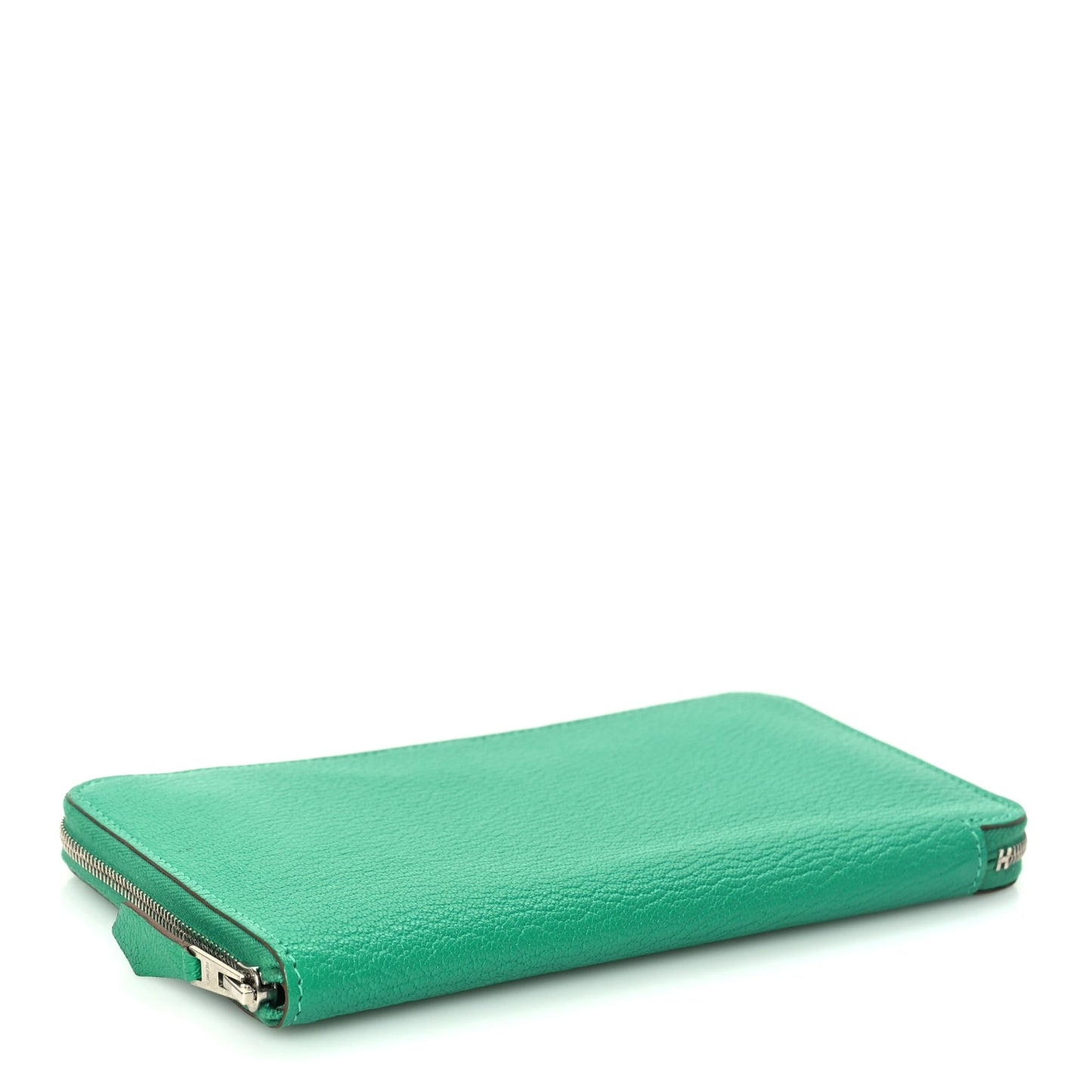 Hermes Chevre Mysore Silk'In Wallet Vert Jade Vert Jade