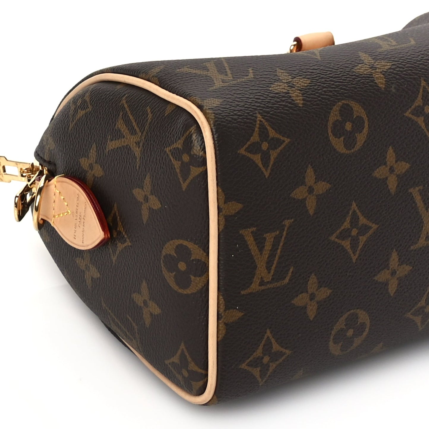 Louis Vuitton Monogram Speedy Bandouliere 20 Beige