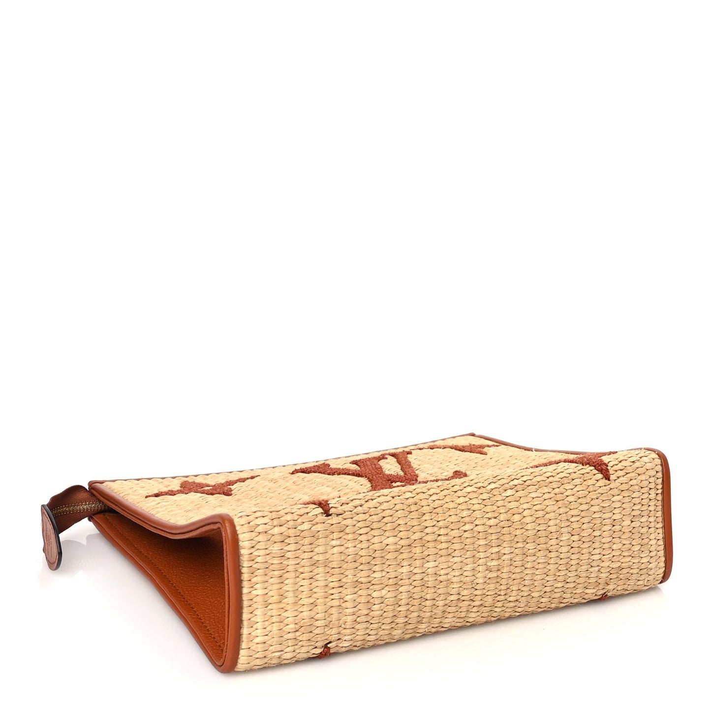 Louis Vuitton Raffia Monogram Giant Toiletry Pouch 26 Tan