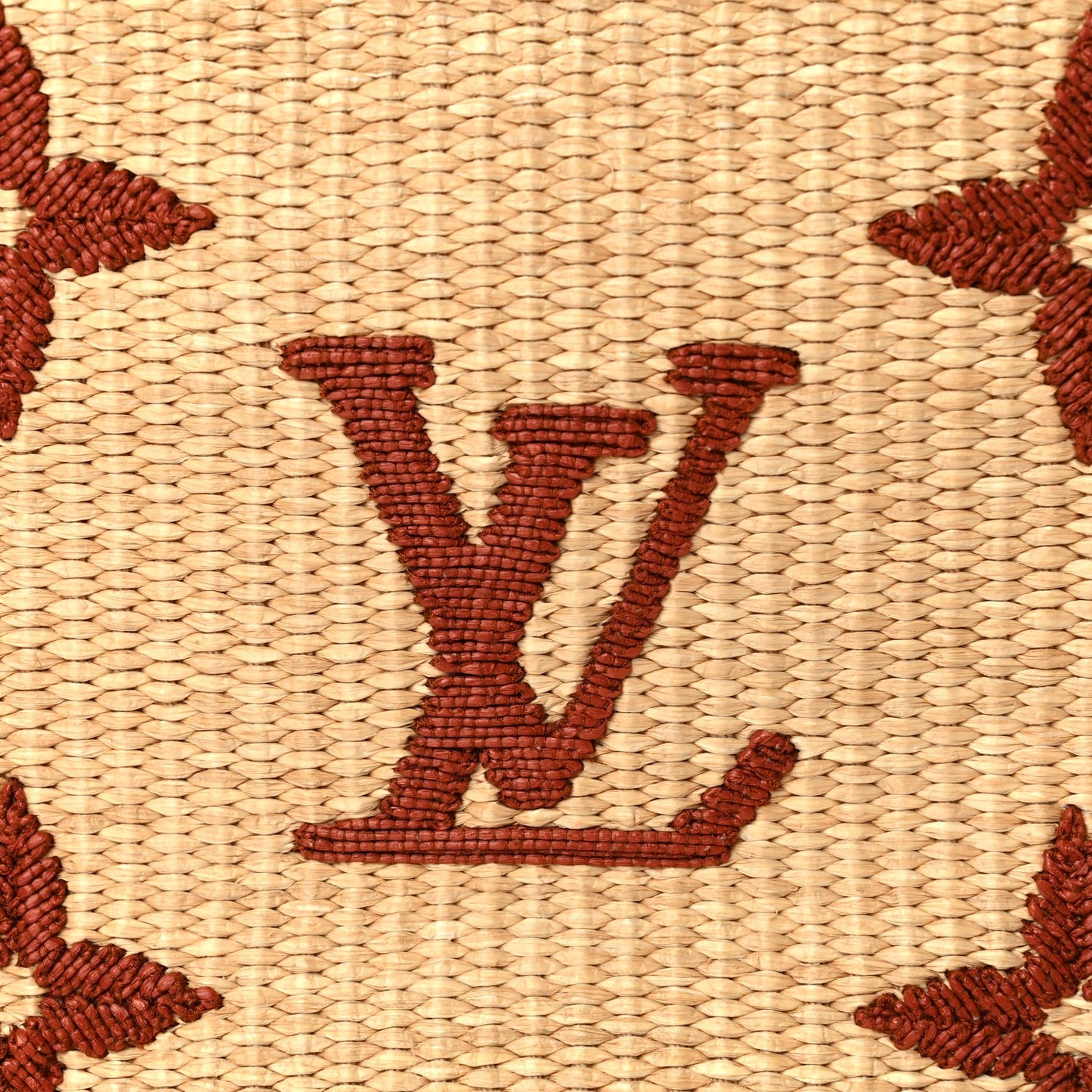 Louis Vuitton Raffia Monogram Giant Toiletry Pouch 26 Tan