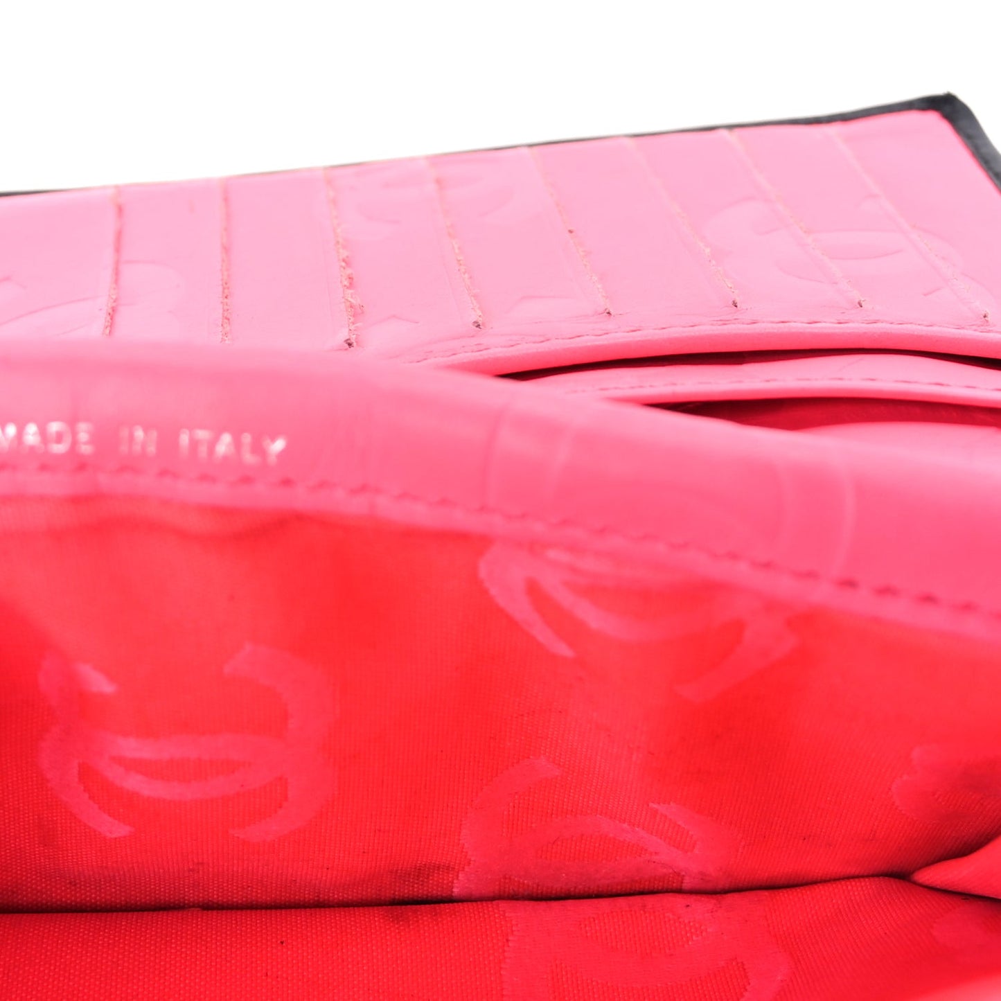 Chanel Calfskin Quilted Cambon Yen Wallet Black