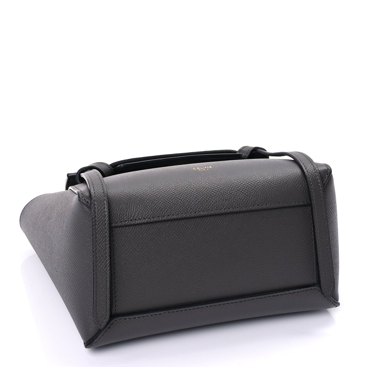 Celine Grained Calfskin Nano Belt Bag Grey