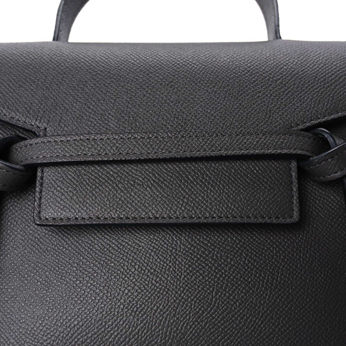 Celine Grained Calfskin Nano Belt Bag Grey