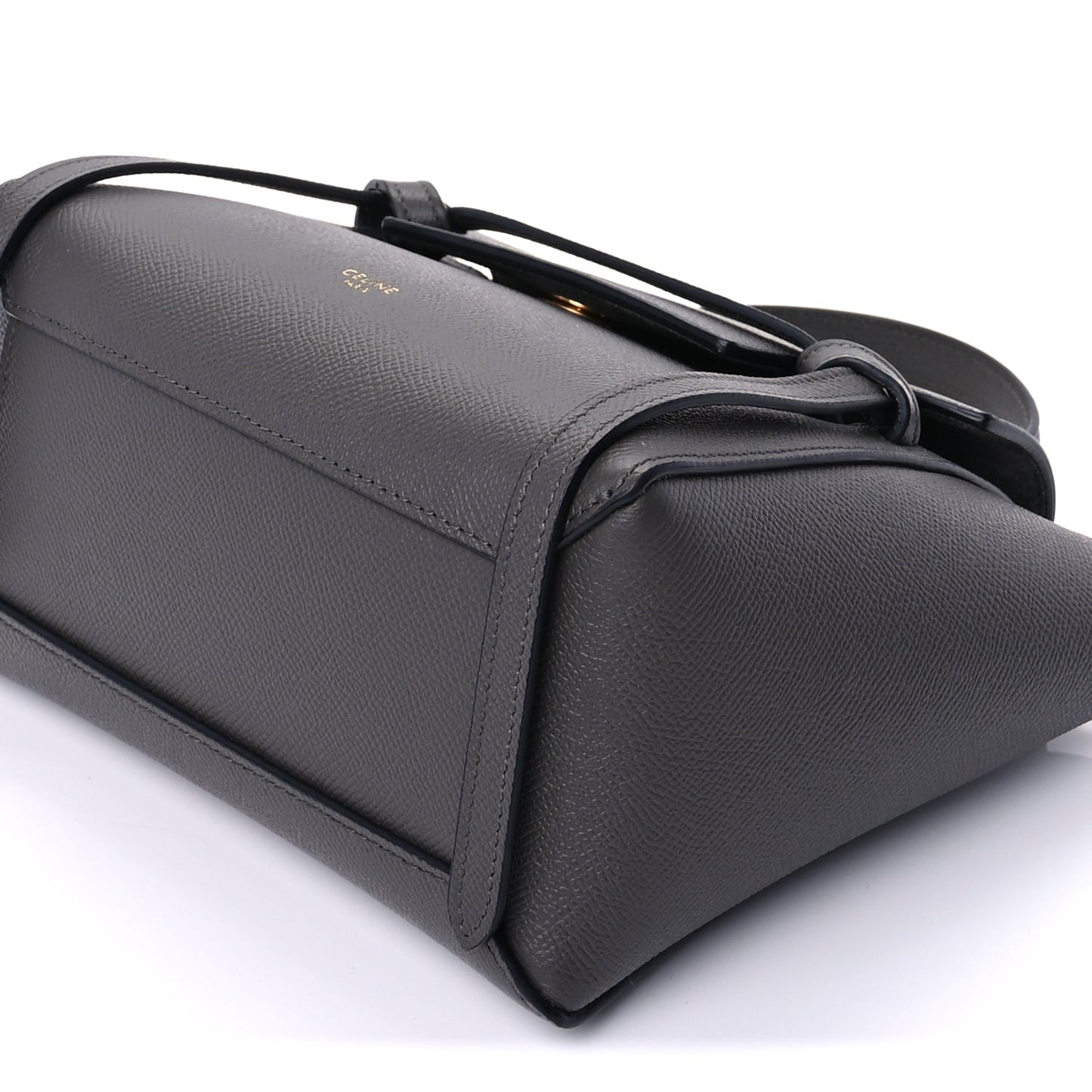 Celine Grained Calfskin Nano Belt Bag Grey