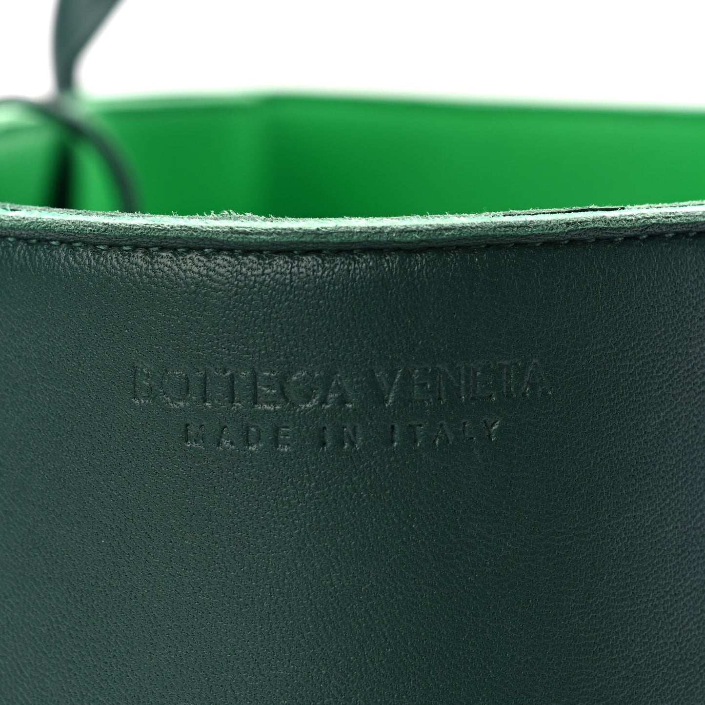Bottega Veneta Calfskin Maxi Intrecciato Small Arco Tote Raintree