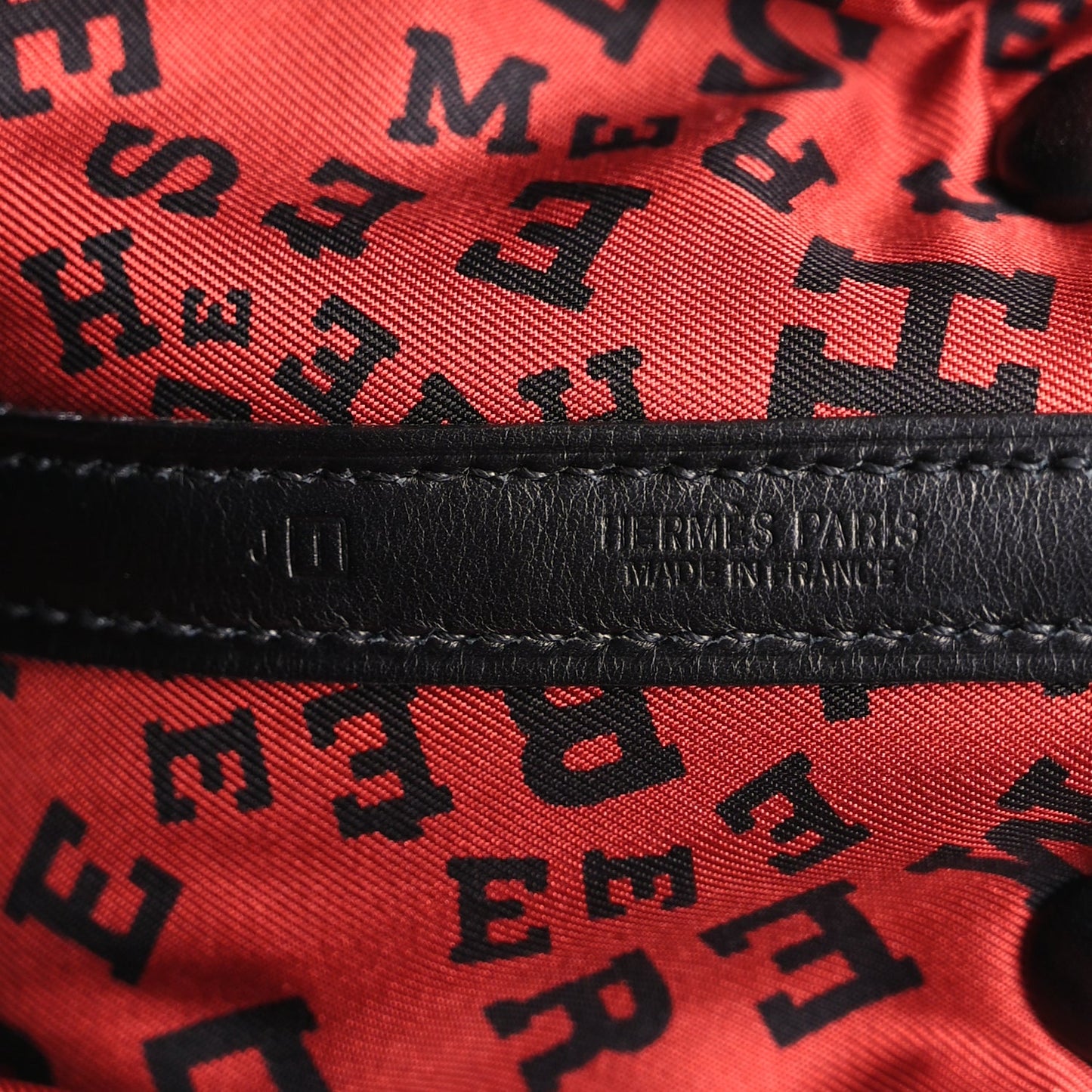 Hermes Swift Scattered Letters Twilly Garden Party 30 TPM Black Noir