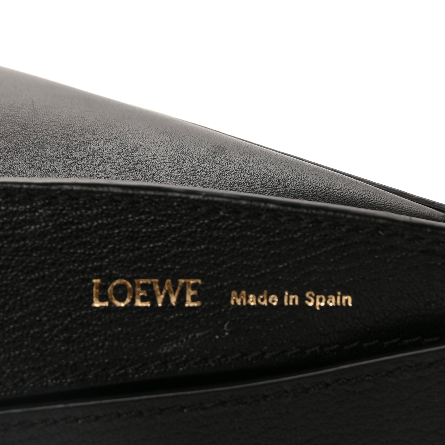 Loewe Satin Calfskin Jacquard Luna Bag  Black