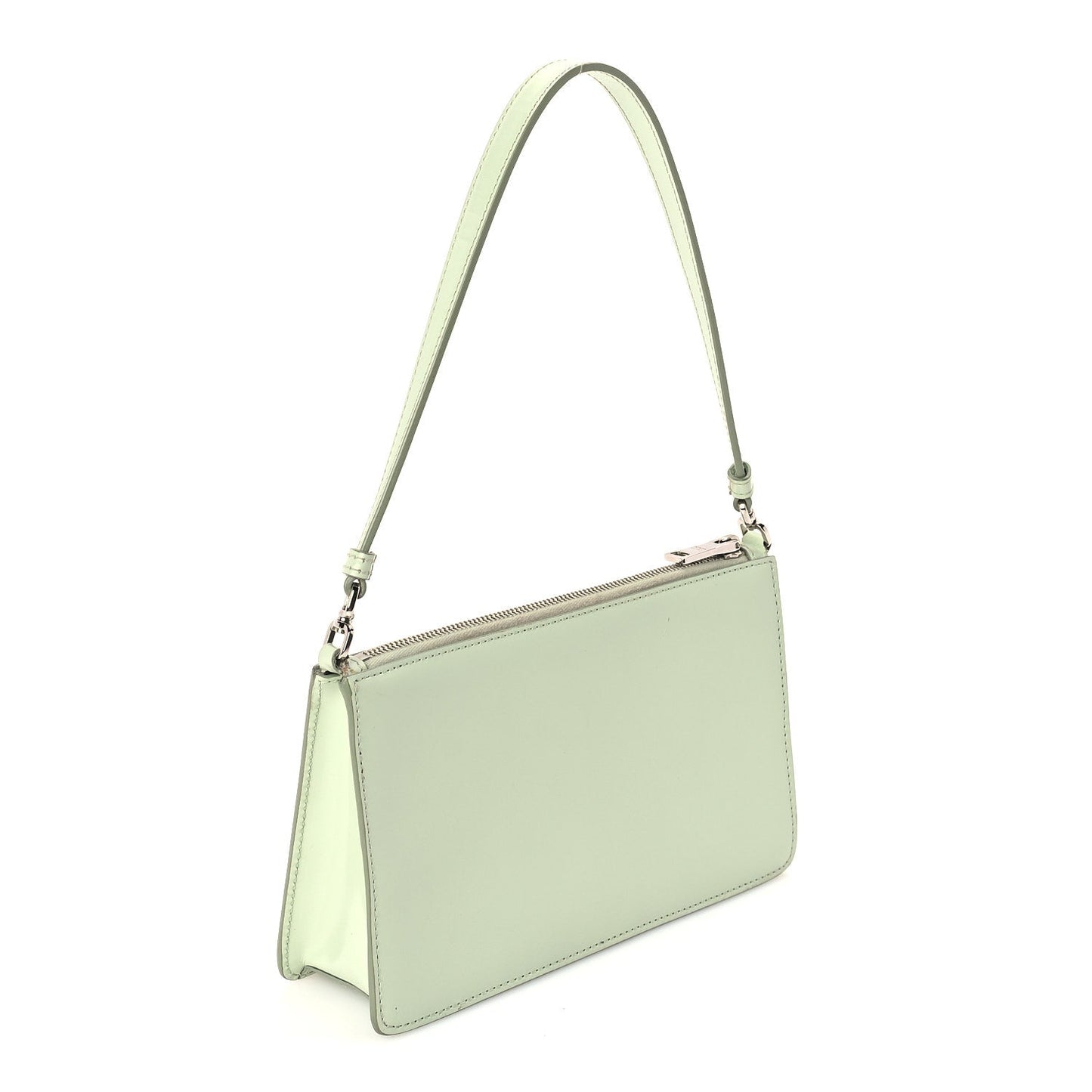 Prada Spazzolato Mini Shoulder Bag  Vert Olive