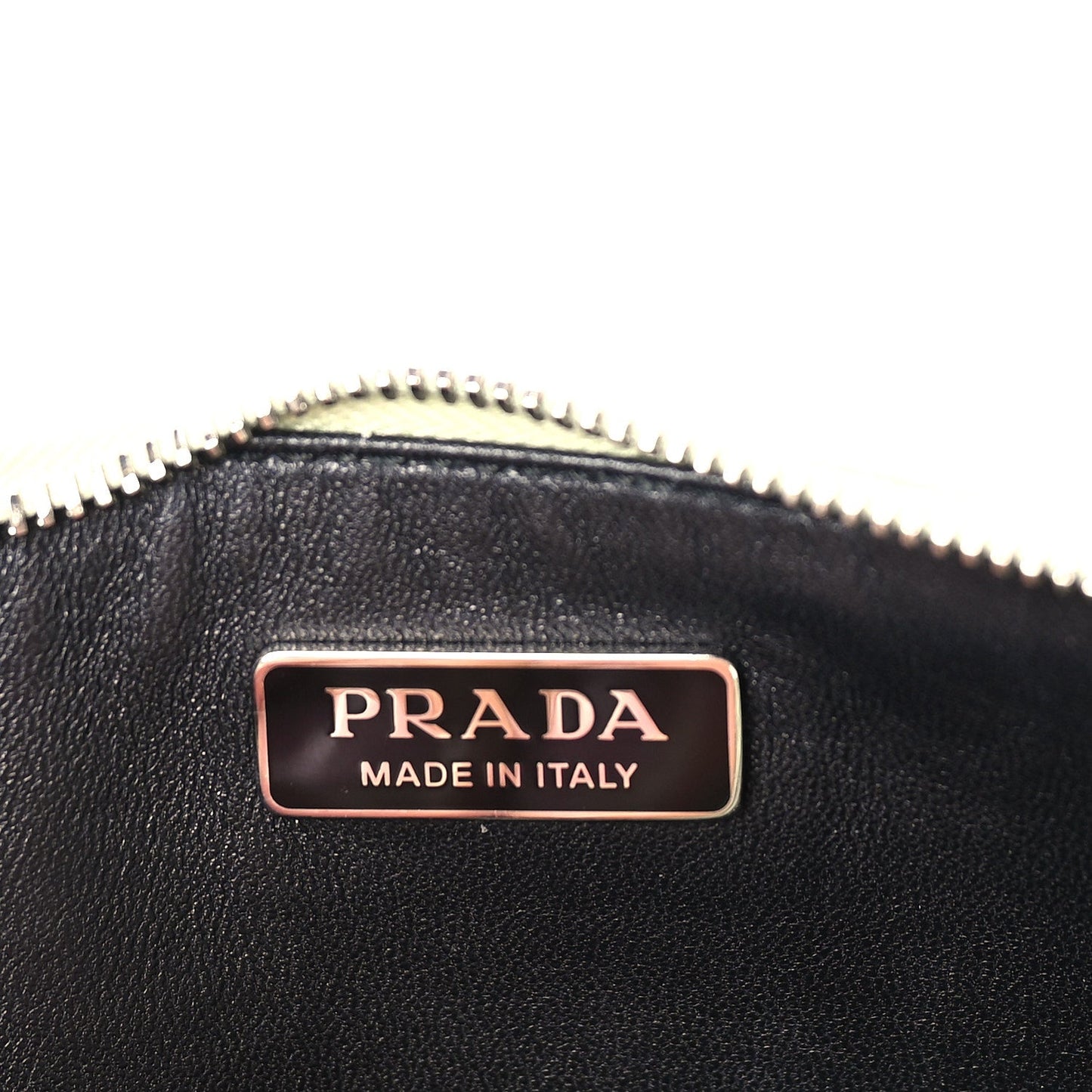 Prada Spazzolato Mini Shoulder Bag  Vert Olive