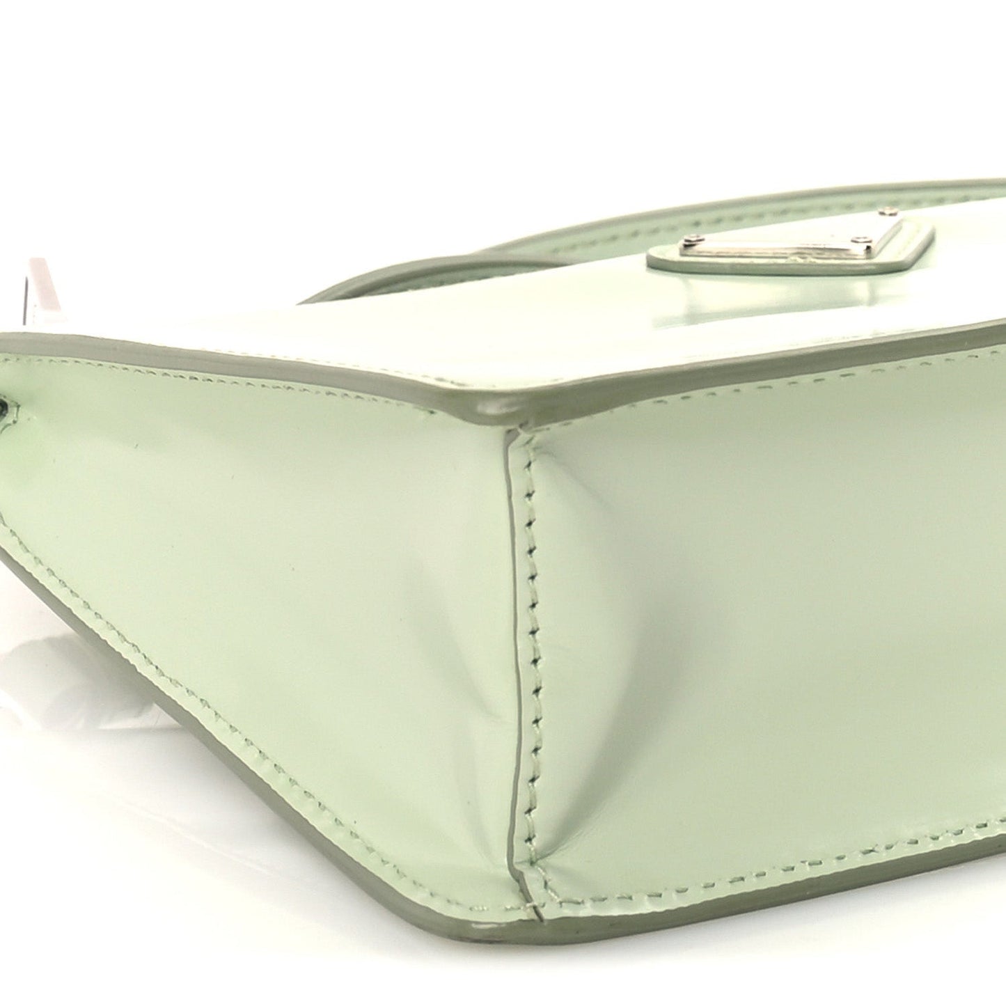 Prada Spazzolato Mini Shoulder Bag  Vert Olive