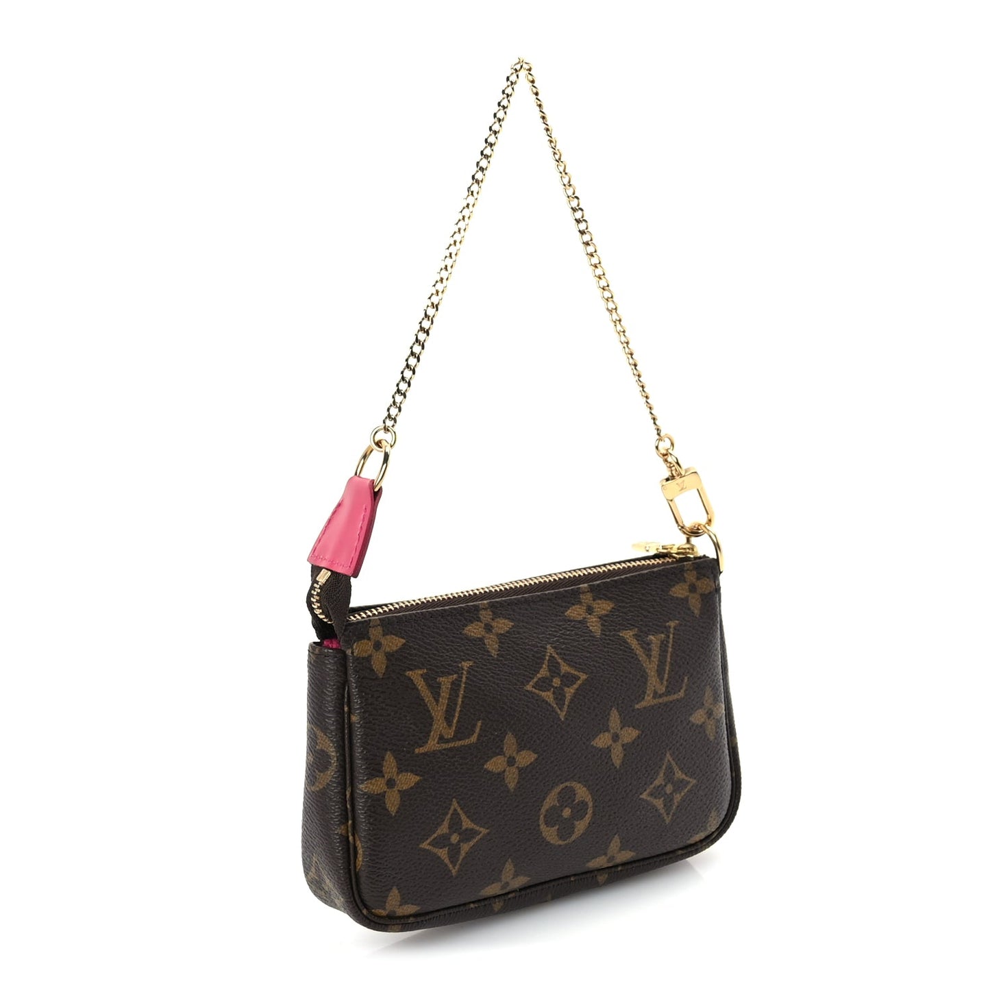 Louis Vuitton Monogram 2020 Christmas Animation Roller Coaster Mini Pochette Accessories Pivoine