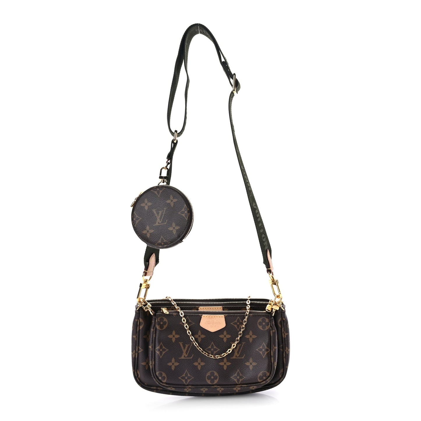Louis Vuitton Monogram Multi Pochette Accessories Kaki