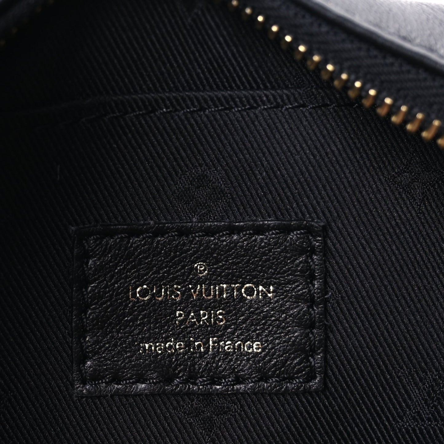 Louis Vuitton Calfskin Bubblegram Over The Moon Black