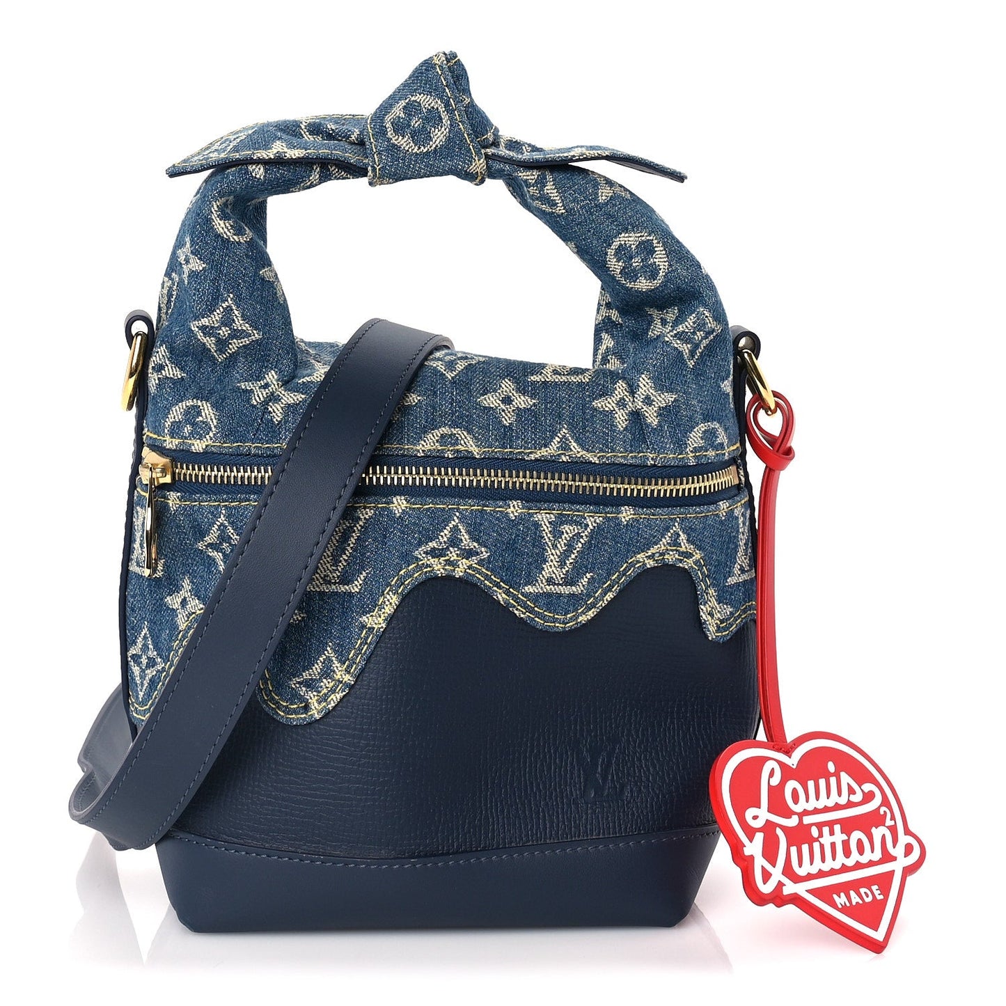 Louis Vuitton X NIGO Taurillon Monogram Denim Japanese Cruiser Blue