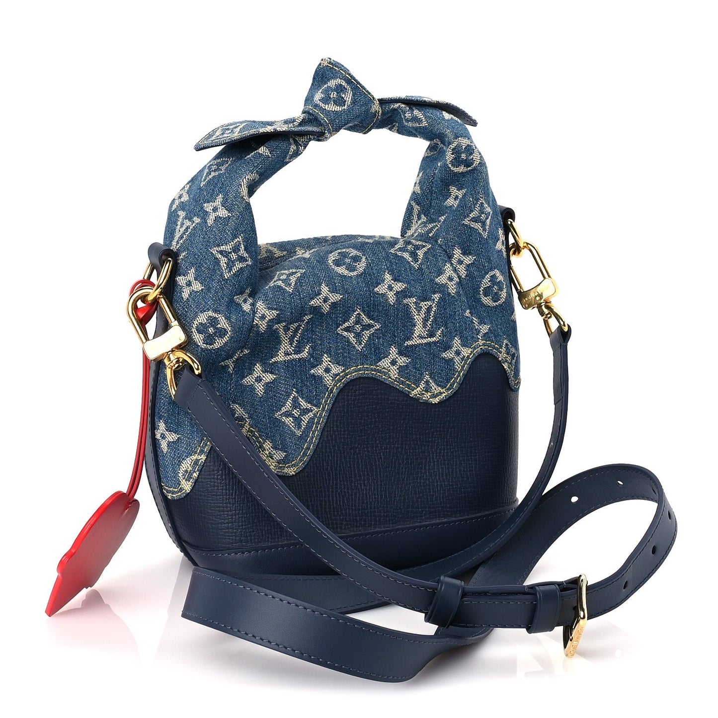 Louis Vuitton X NIGO Taurillon Monogram Denim Japanese Cruiser Blue
