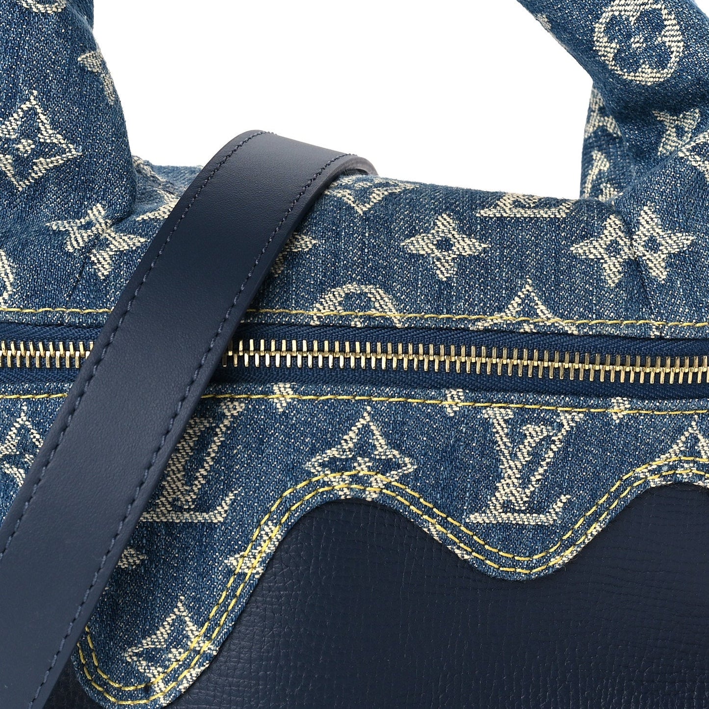 Louis Vuitton X NIGO Taurillon Monogram Denim Japanese Cruiser Blue
